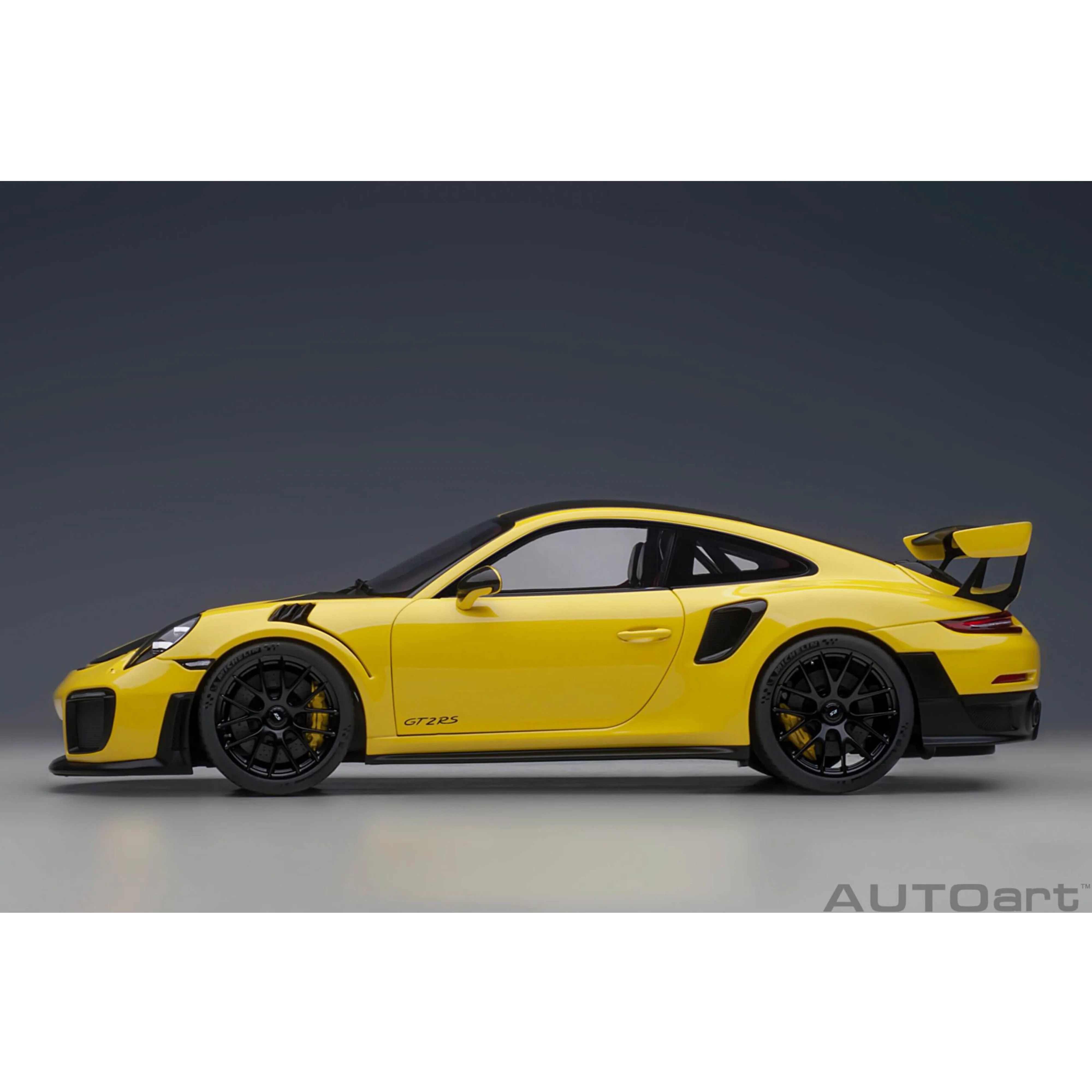Porsche 911 (991.2) GT2RS 2017 Weissach Package Jaune 1/18 - Image 3