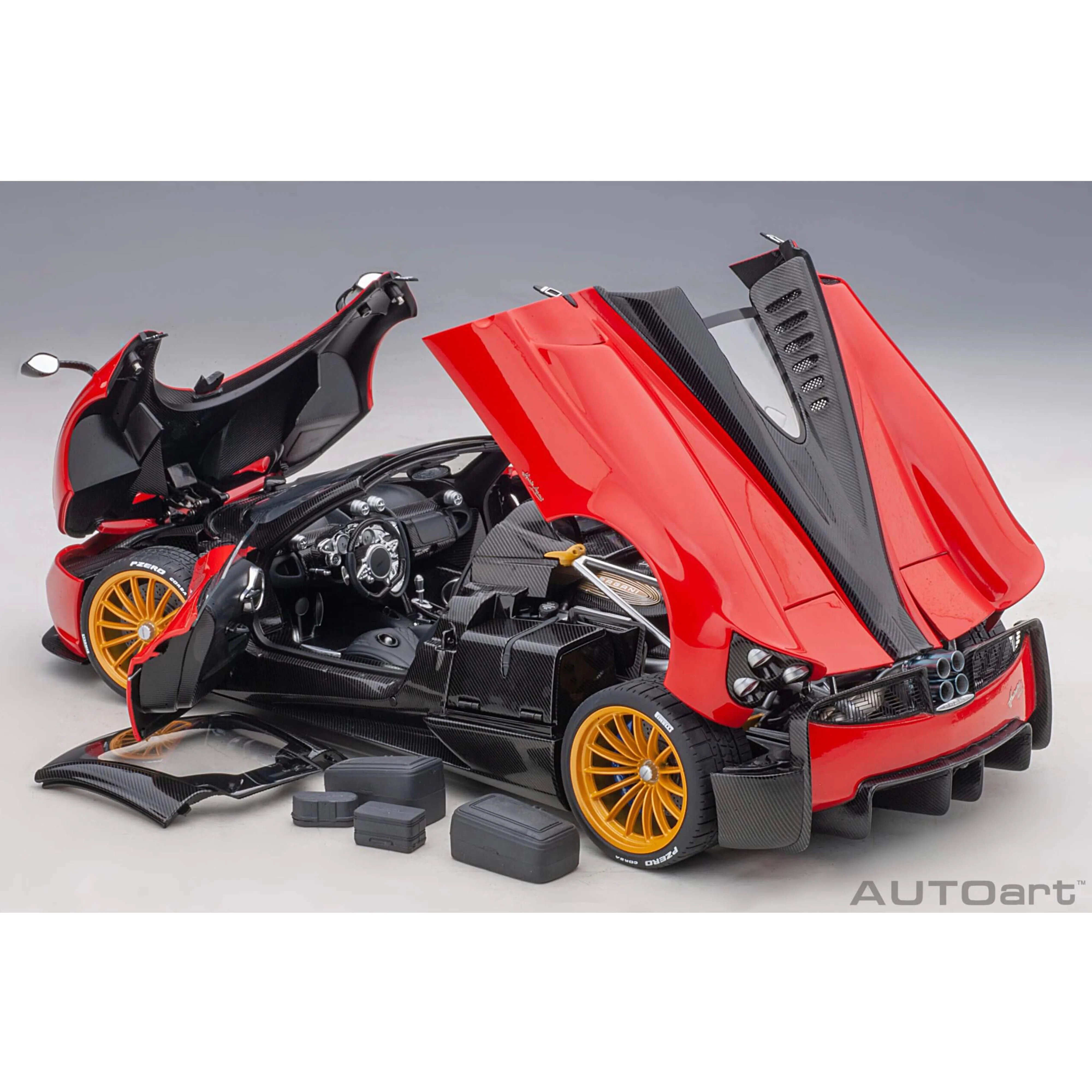 Pagani Huayra Roadster 2017 Monza Rouge 1/18 - Image 11