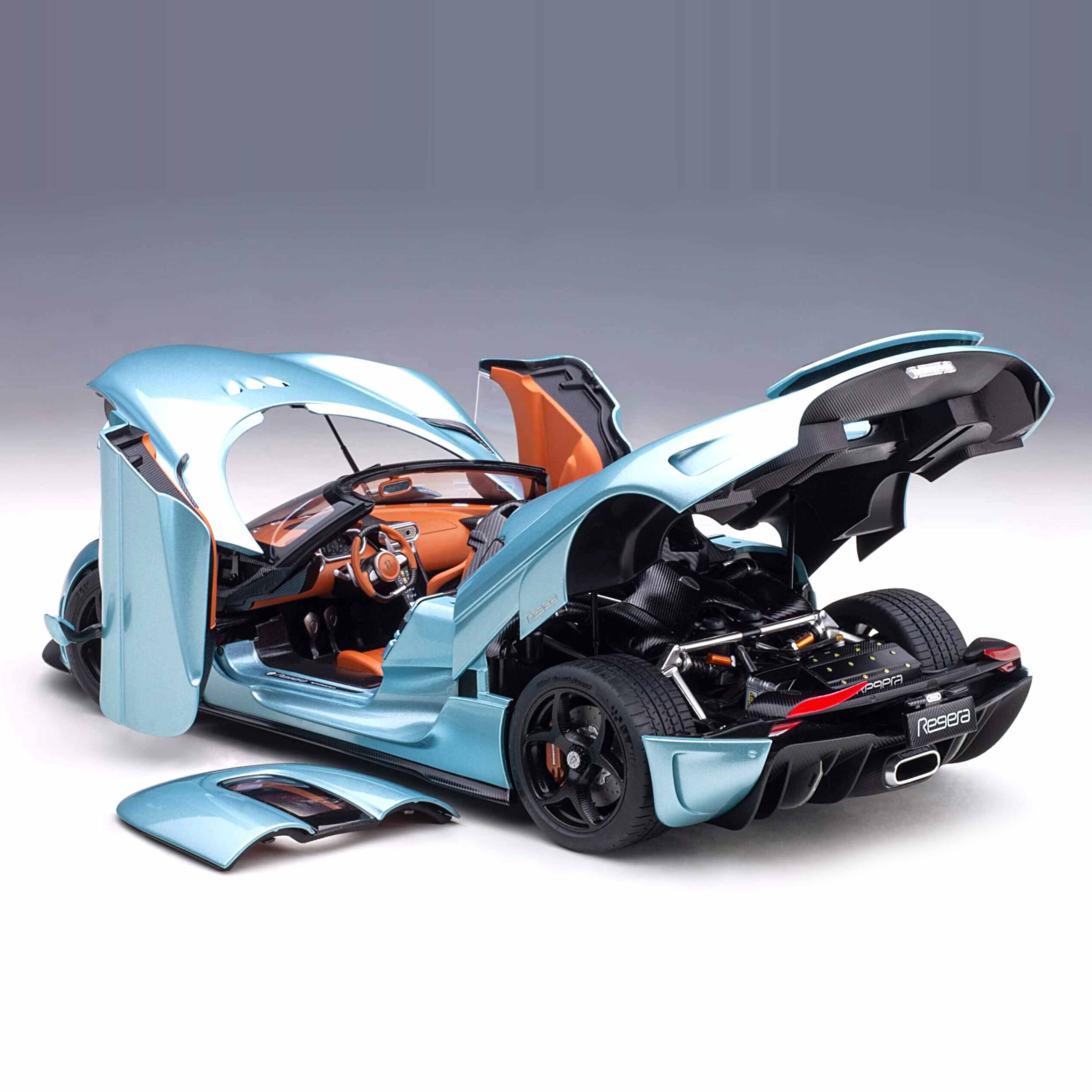 Koenigsegg Regera 2016 Bleu Horizon 1/18 - Image 9