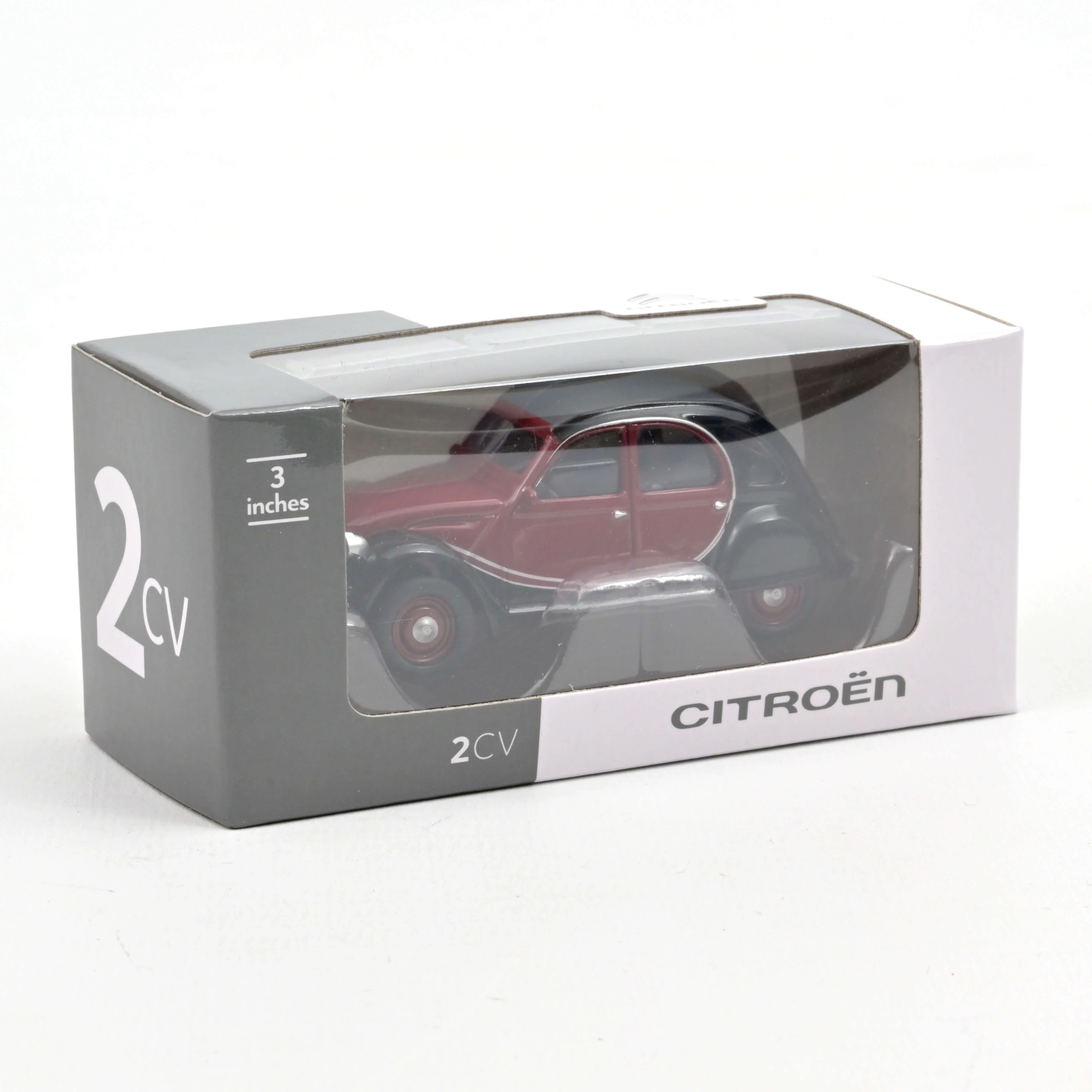Citroën 2CV Charleston 1982 Delage Rouge et Noir 1/54 - Image 3