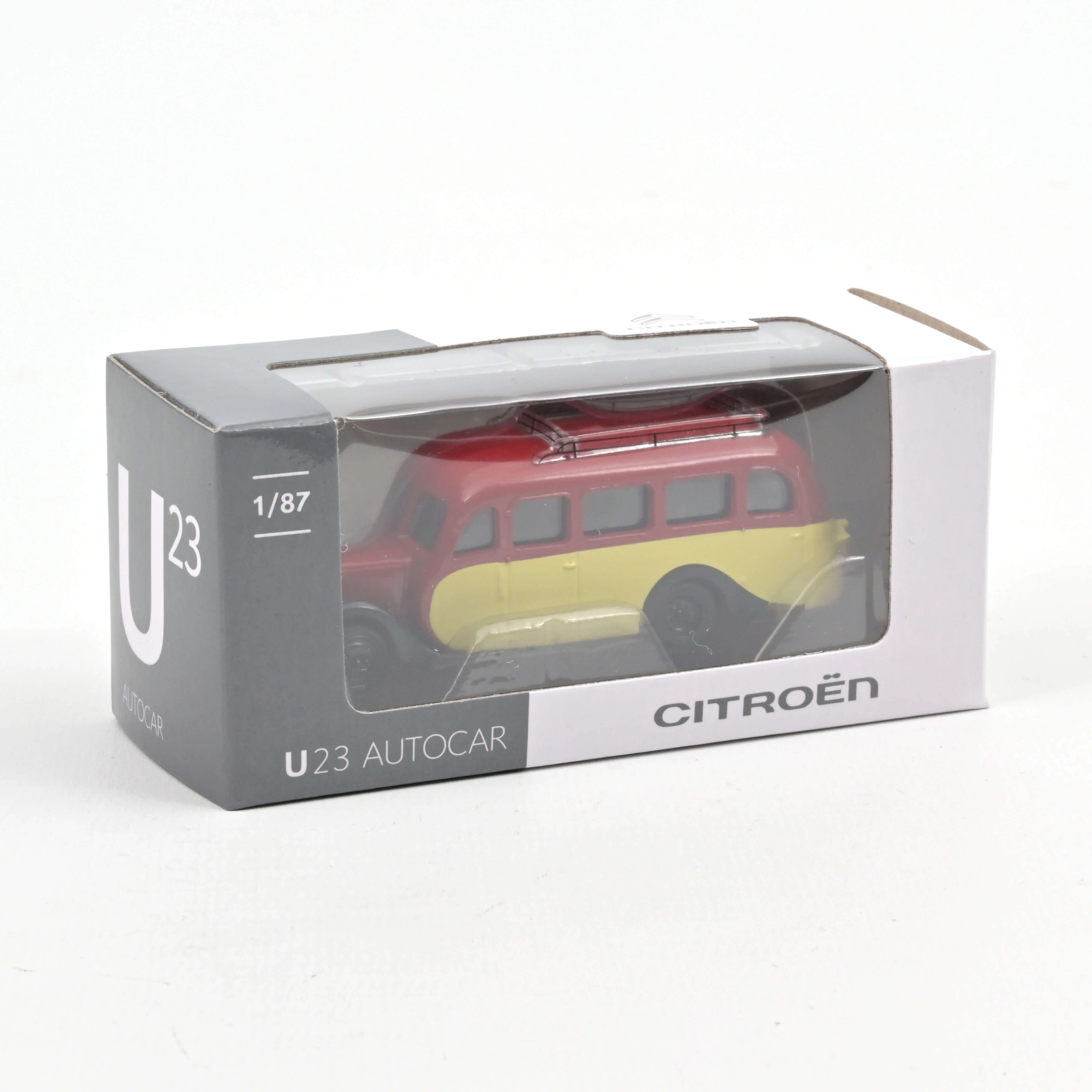Citroën U23 Autocar 1947 Rouge et Jaune 1/87 - Image 3