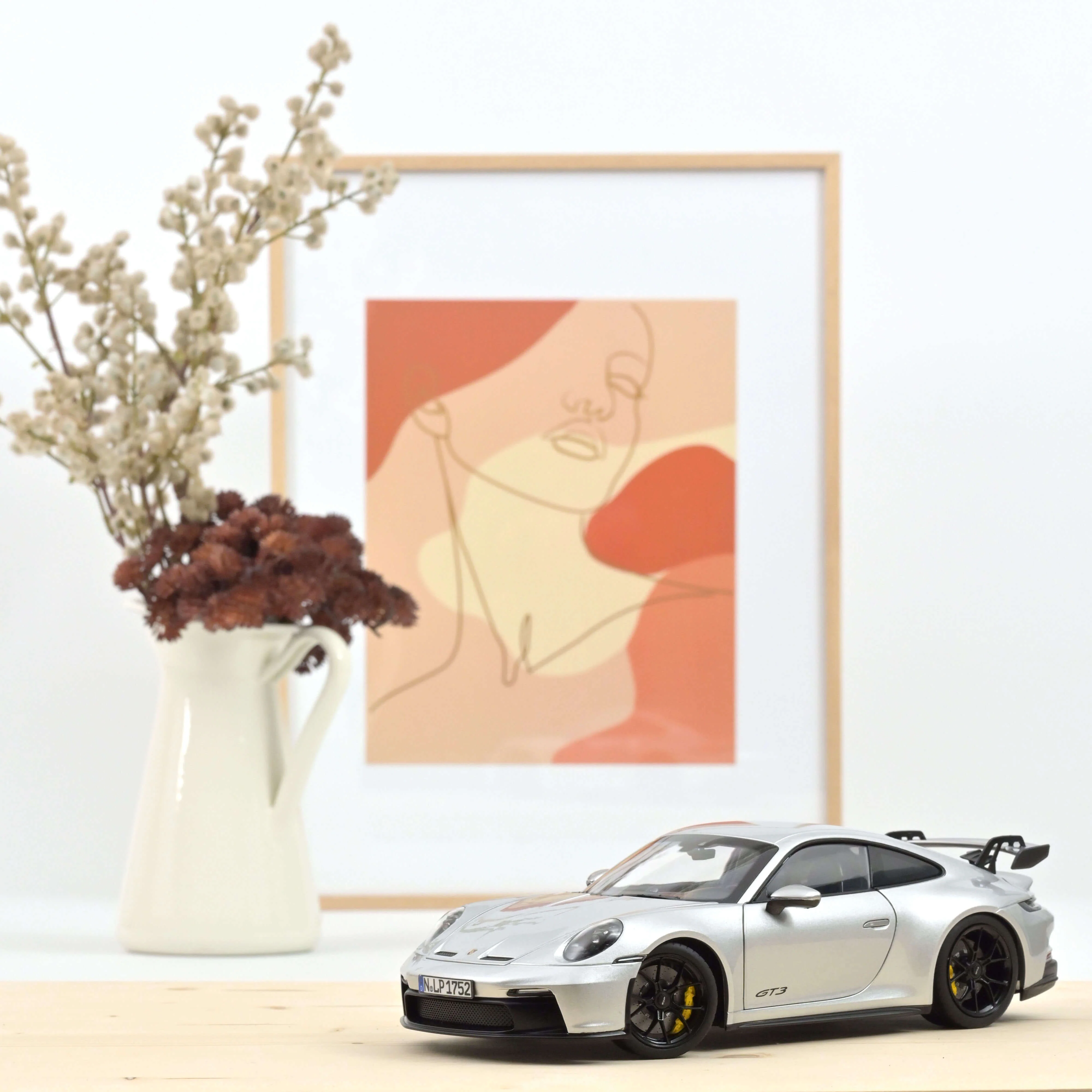 Porsche 911 GT3 2021 Argent 1/18 - 300pcs