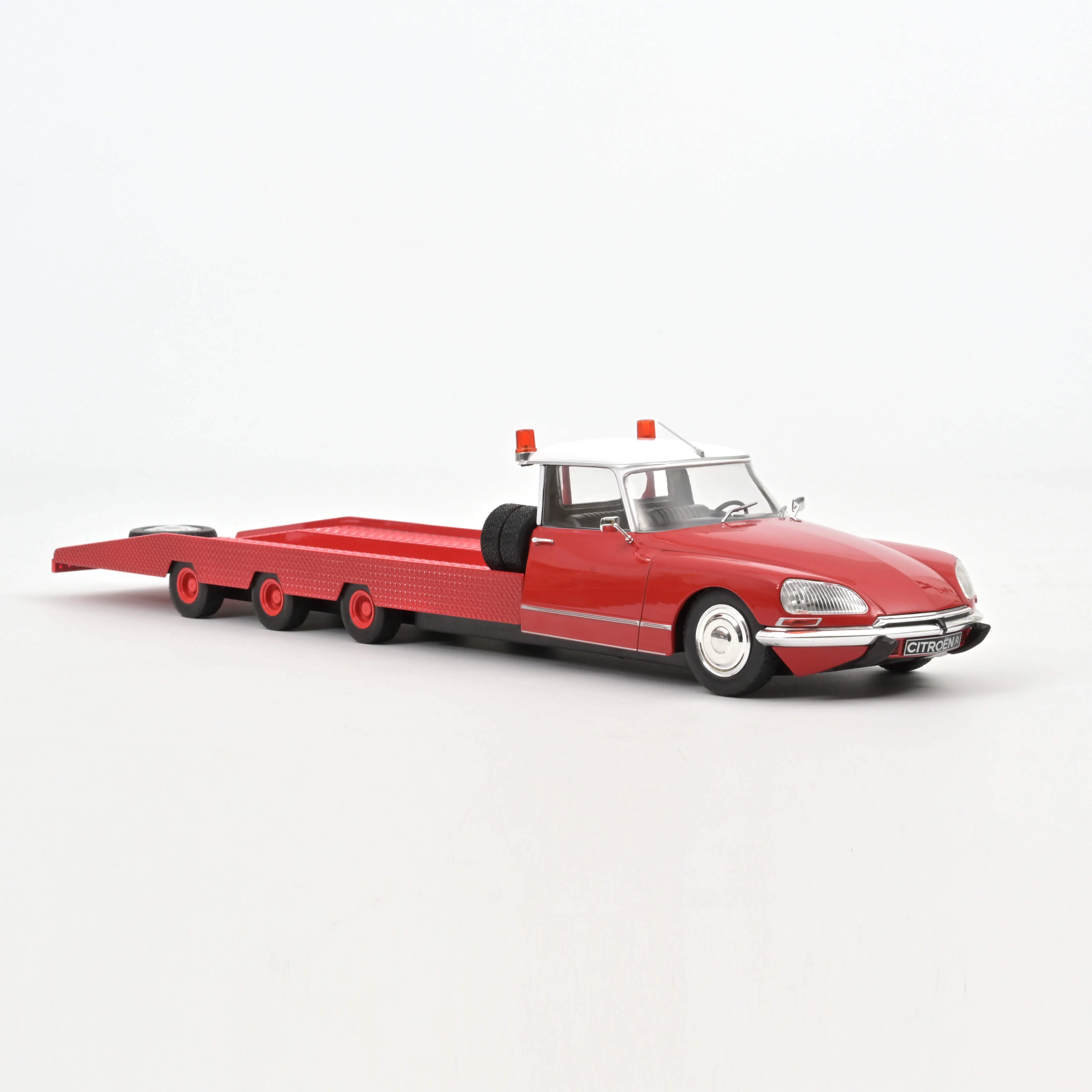 Citroën DS Tissier Car Transporter Rouge 1970 1/18