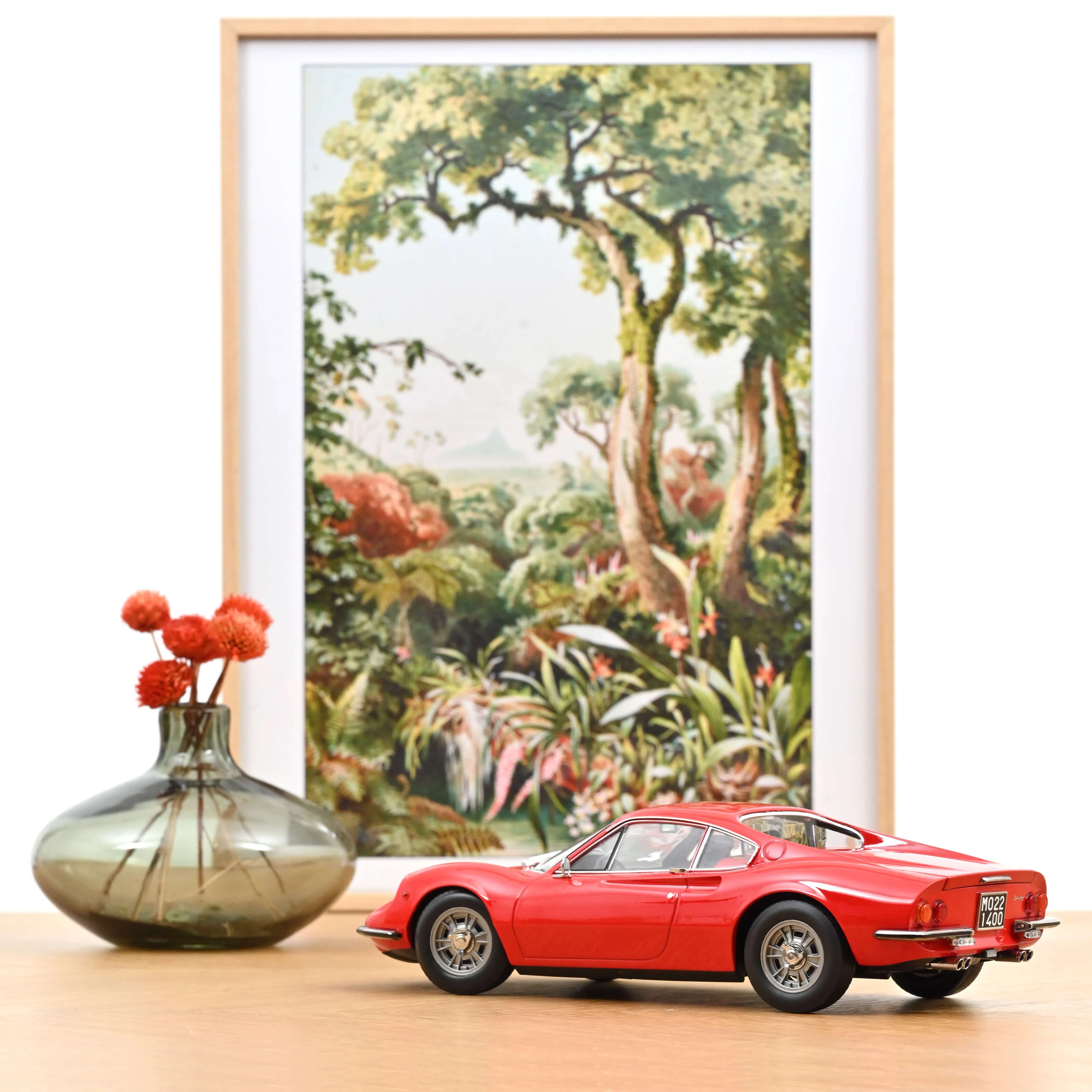 Dino 246 GT 1968 Rouge Chiaro 1/18 - Image 2