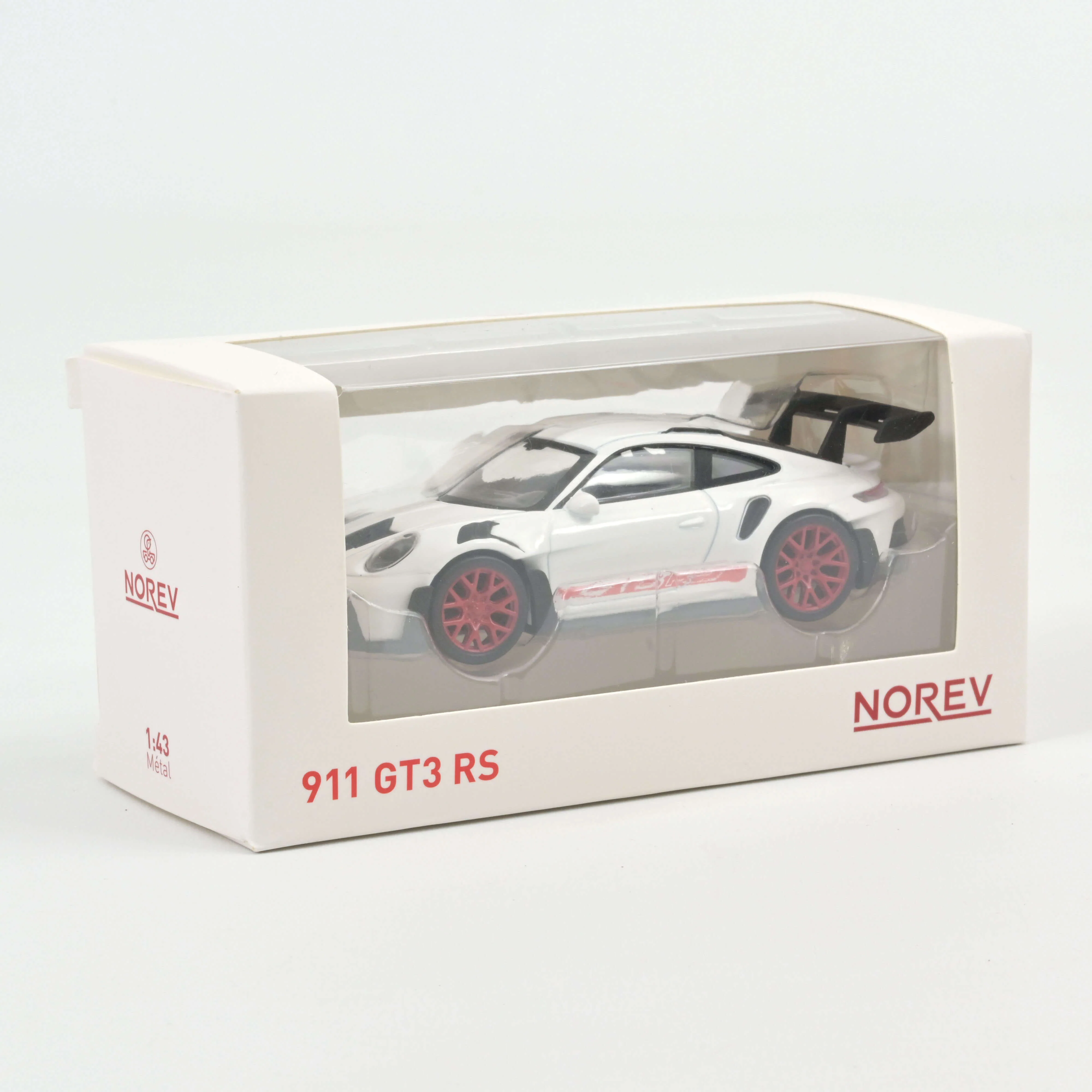 Porsche 911 GT3 RS 2022 Blanc Jet-car 1/43 - Image 3