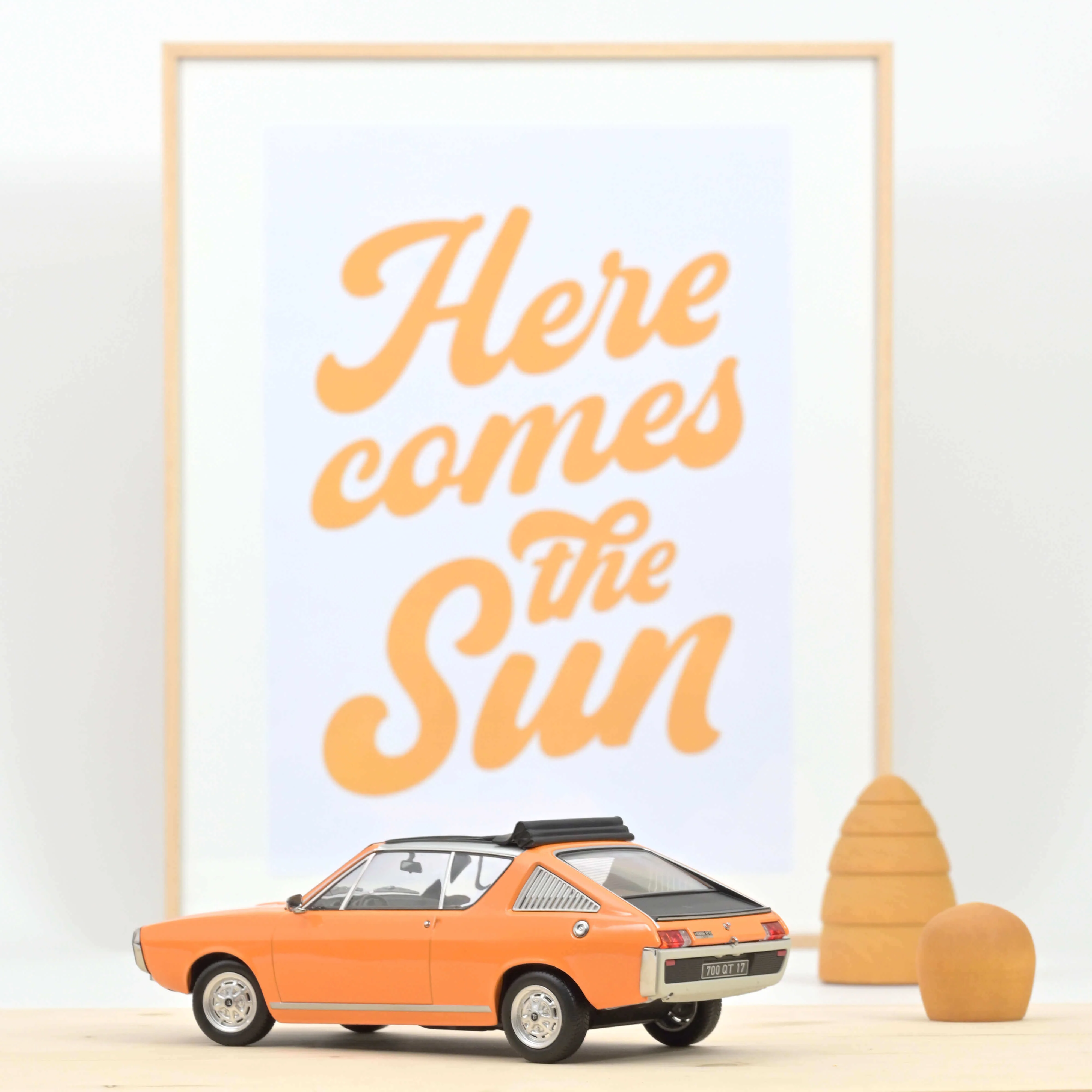 Renault 17 TS Découvrable 1974 Orange 1/18 - 300pcs - Image 2