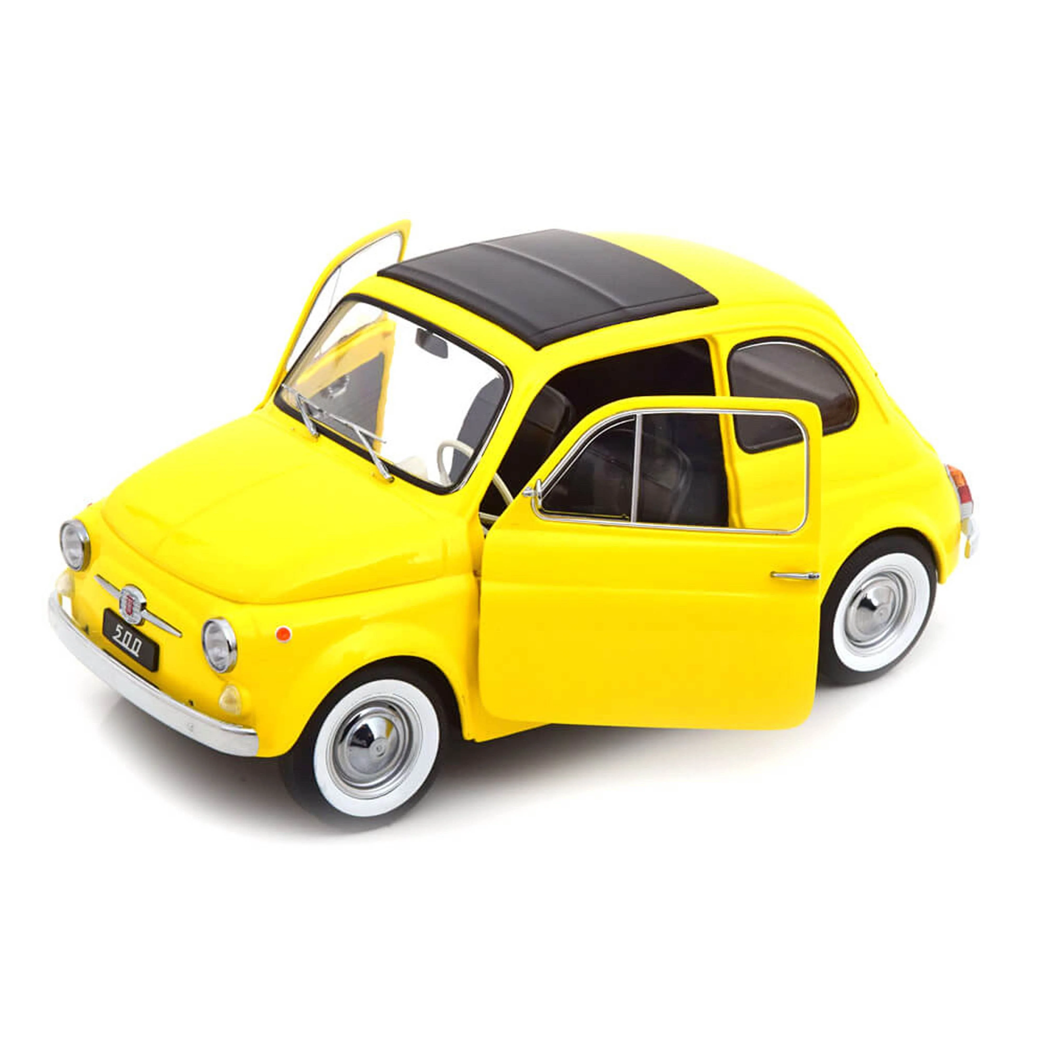 Fiat 500 1968 Jaune 1/12 - Image 3
