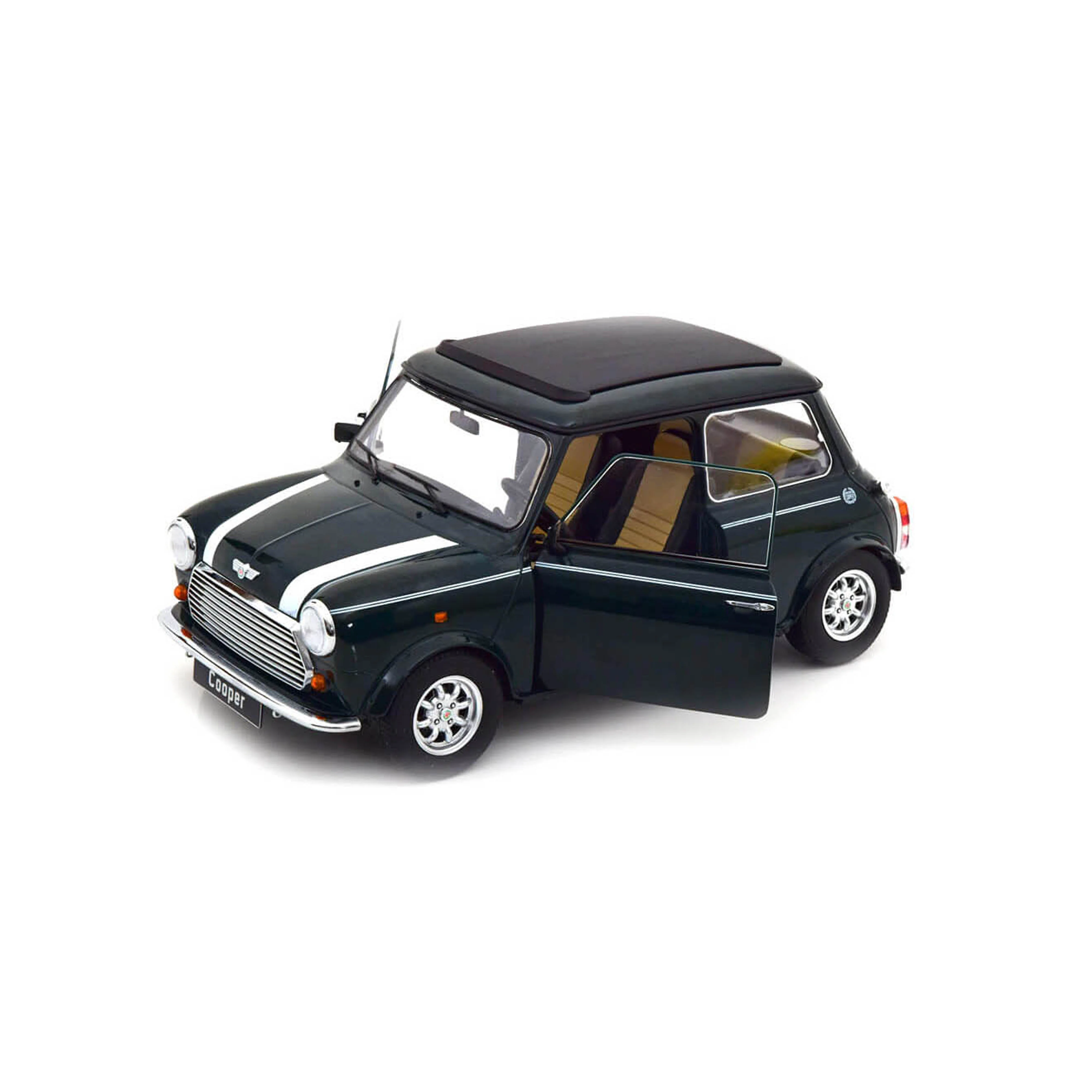 Mini Cooper Toit Ouvrant LHD Vert foncé/Blanc 1/12 - Image 3