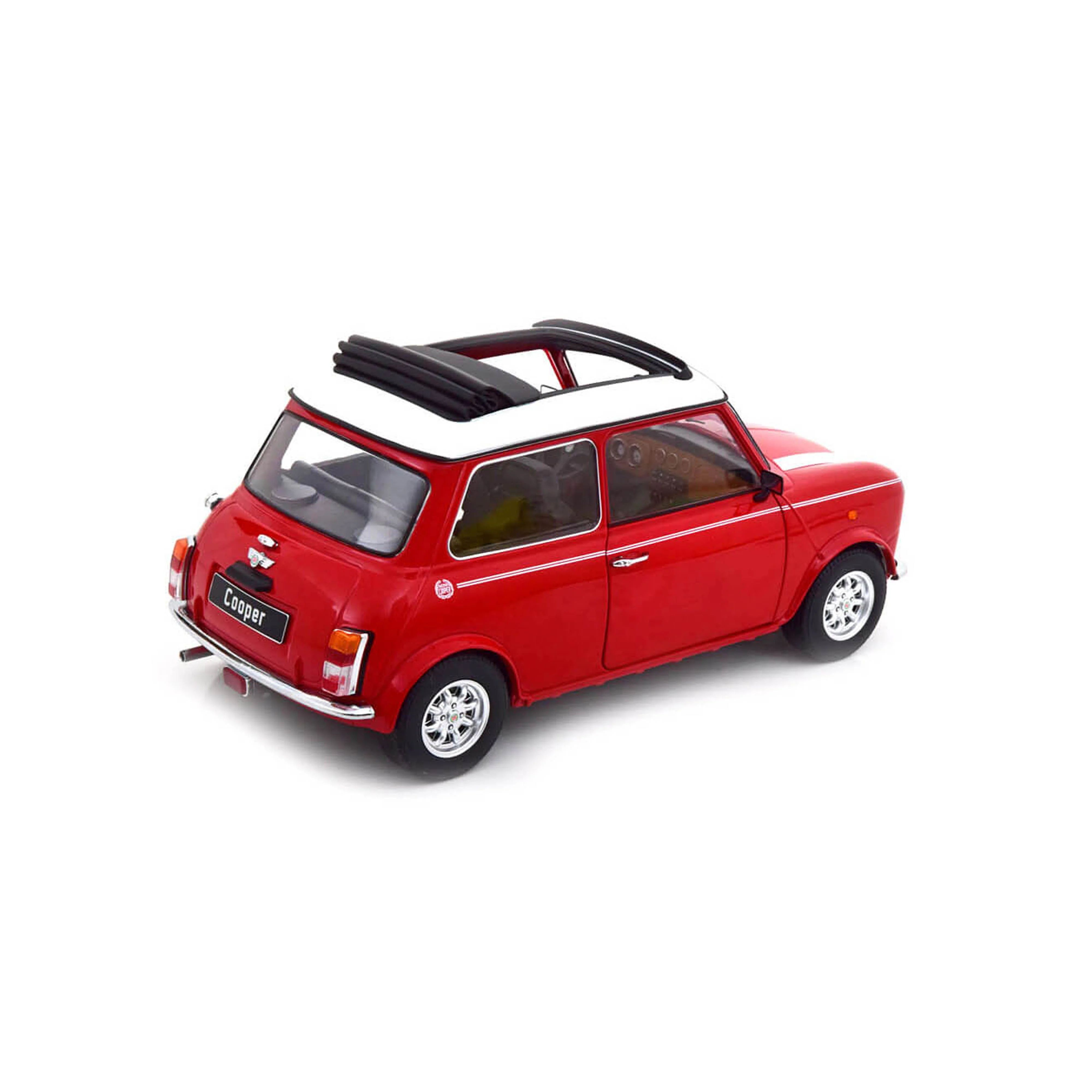 Mini Cooper Toit Ouvrant LHD Rouge/Blanc 1/12 - Image 2