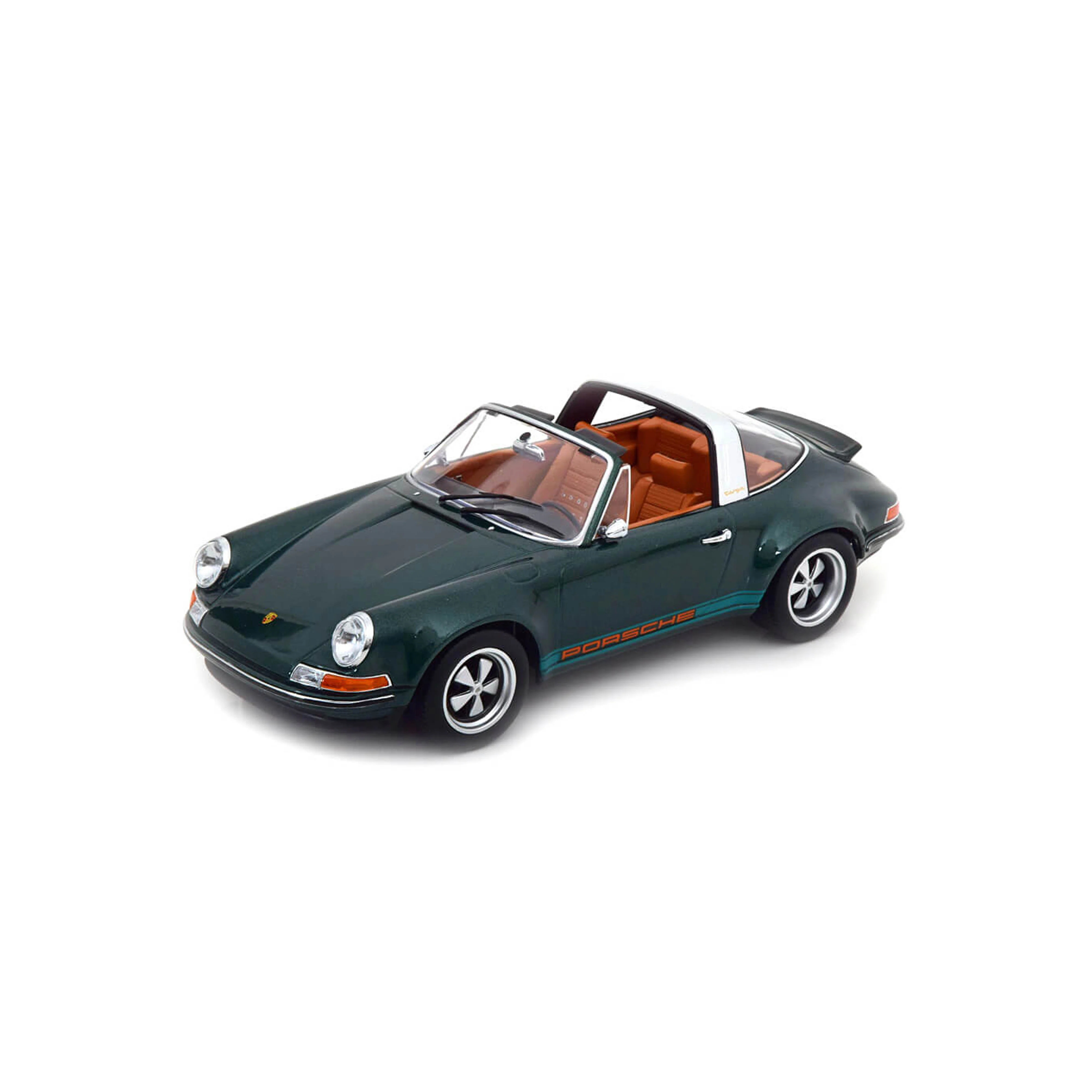 Singer 911 Targa Vert foncé métallisé 1/18