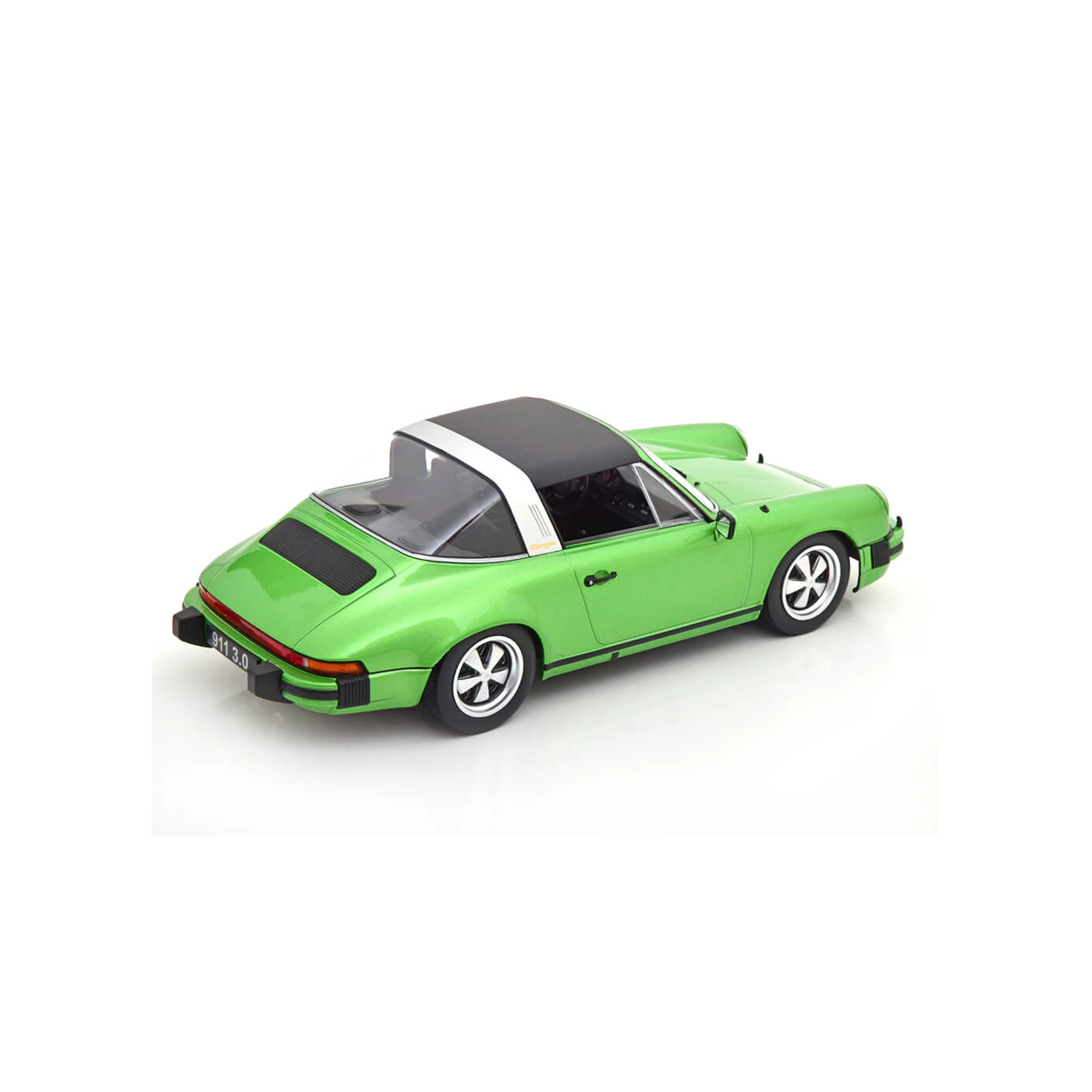 Porsche 911 Carrera 3.0 Targa 1977 Vert métallisé 1/18 - Image 2