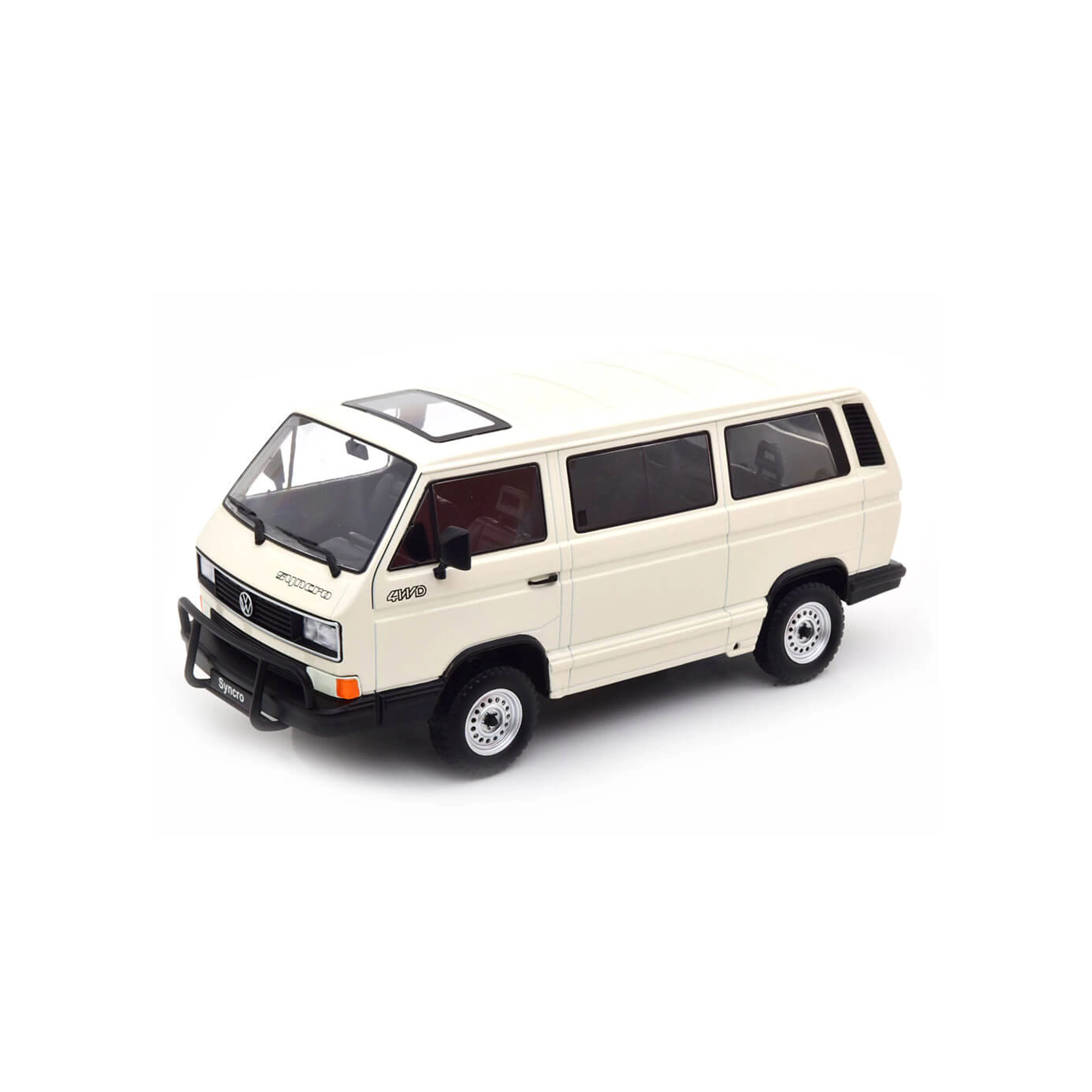 VW Bus T3 Syncro 1987 Blanc 1/18
