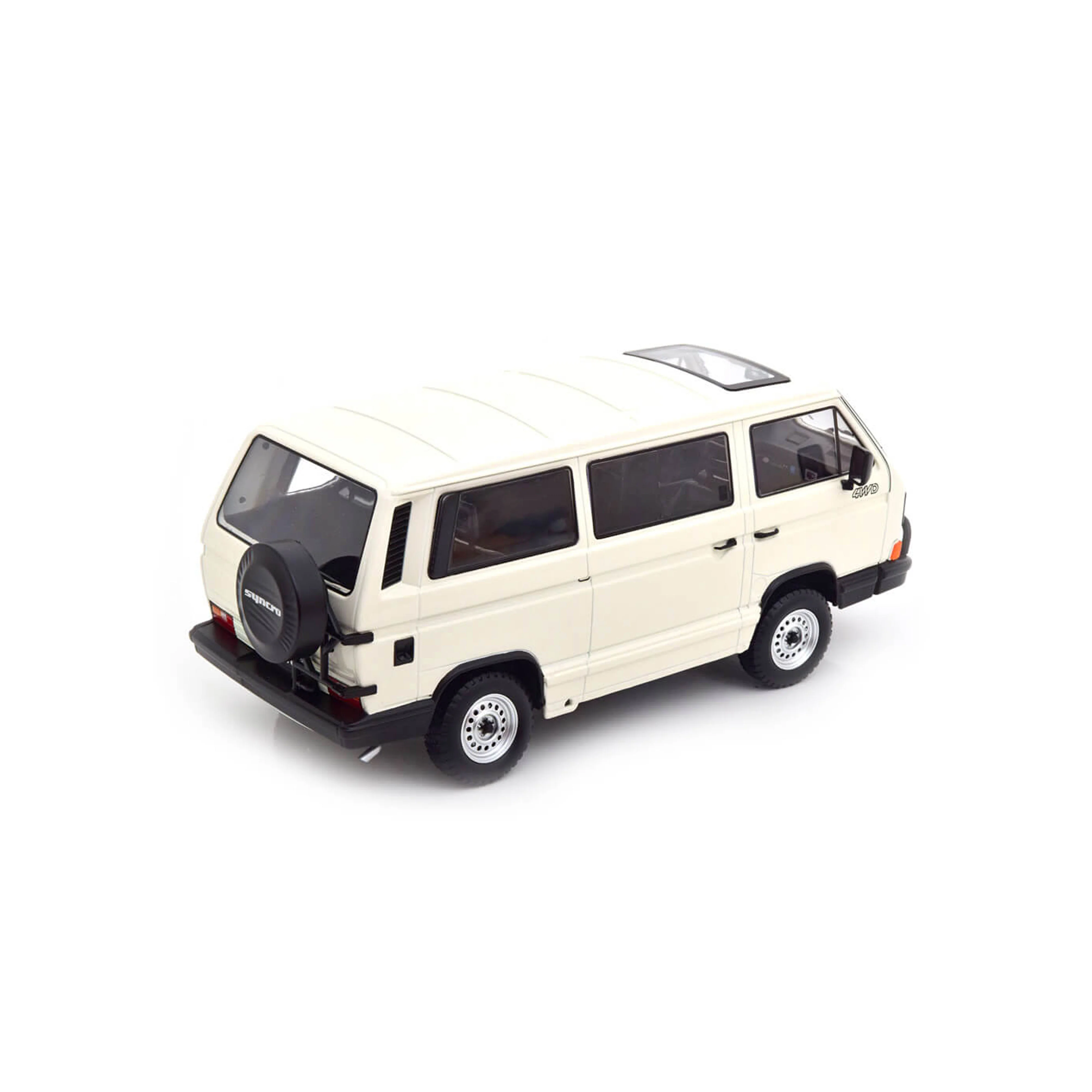 VW Bus T3 Syncro 1987 Blanc 1/18 - Image 2