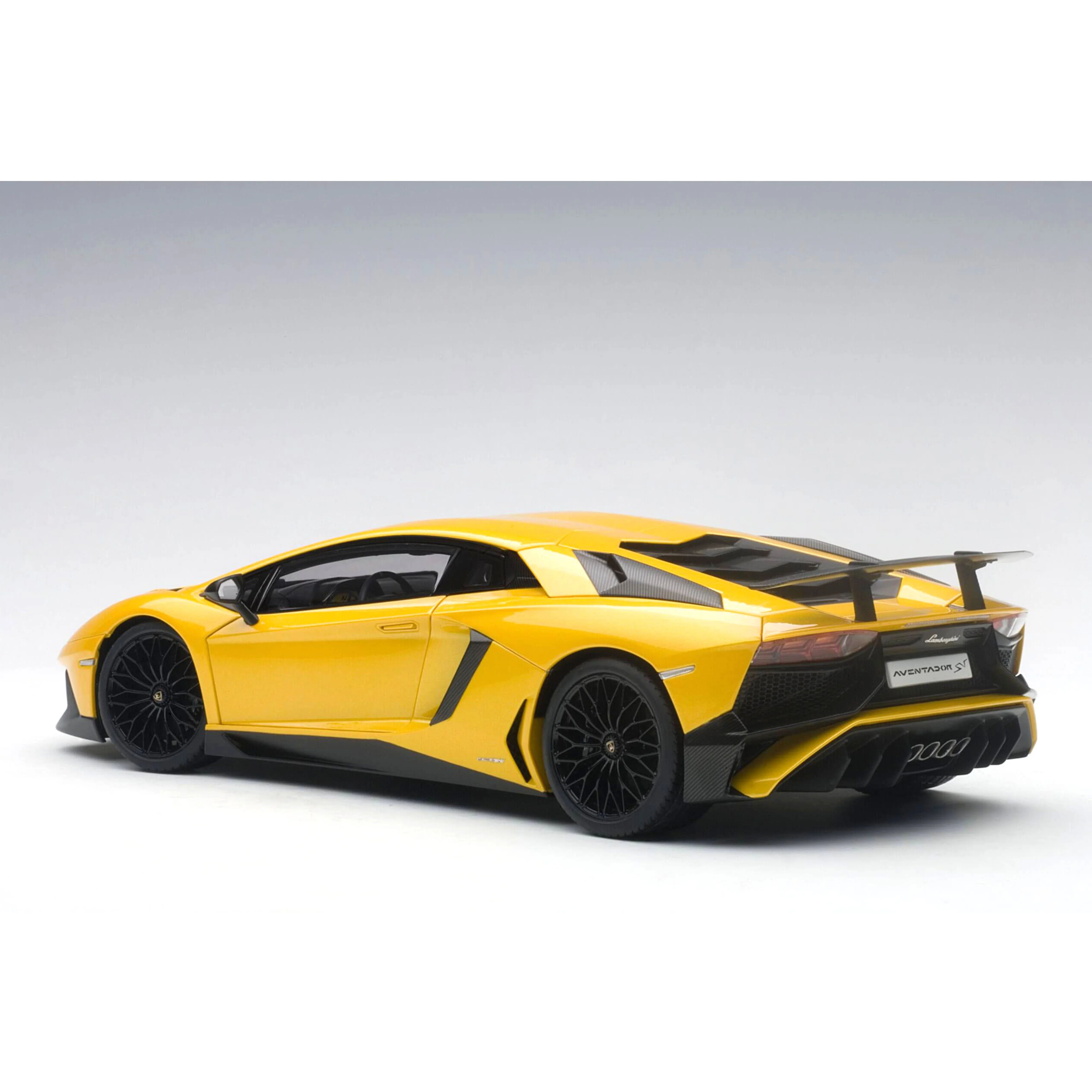 Lamborghini Aventador LP750-4 SV (Sans logo SV) Jaune 1/18 - Image 2
