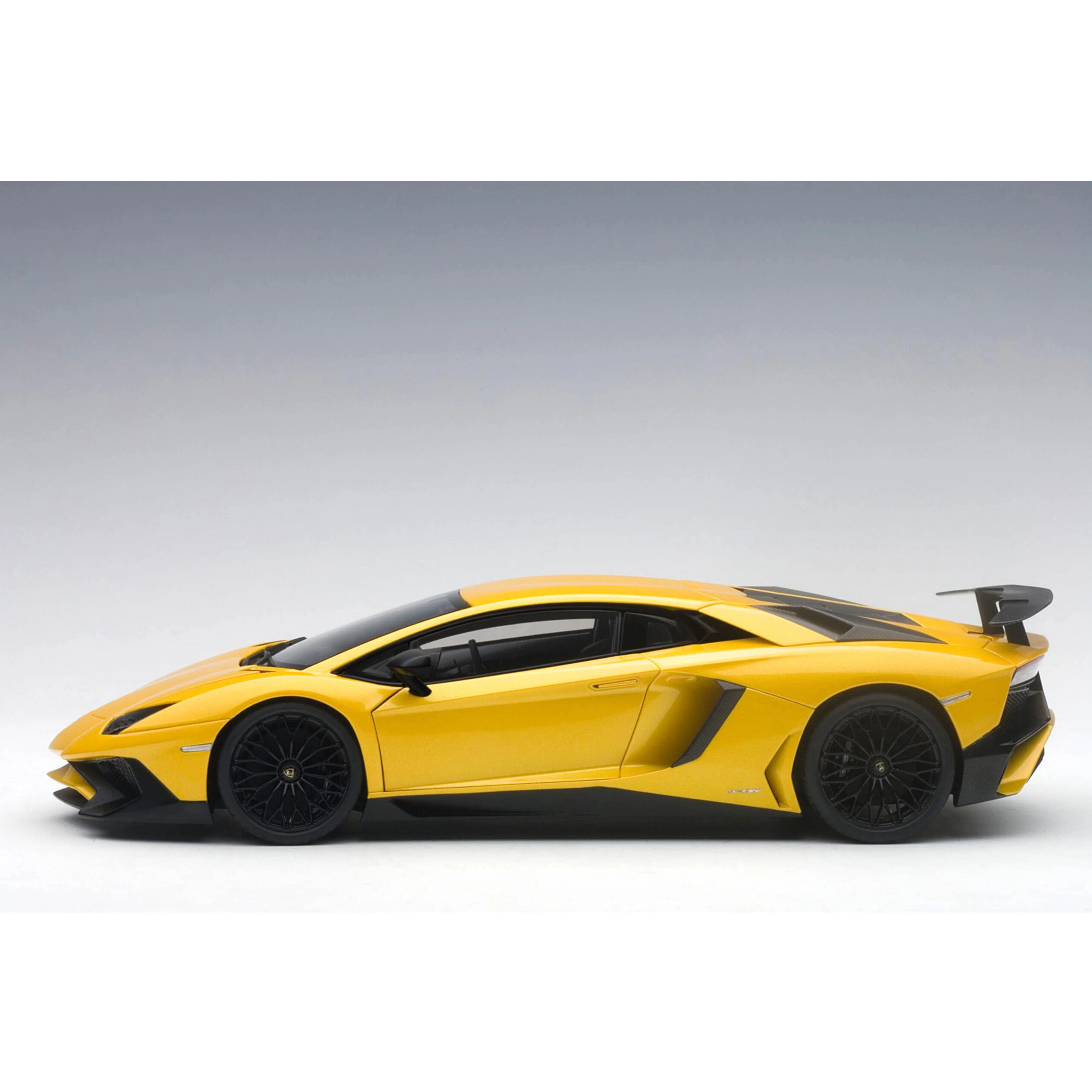 Lamborghini Aventador LP750-4 SV (Sans logo SV) Jaune 1/18 - Image 3