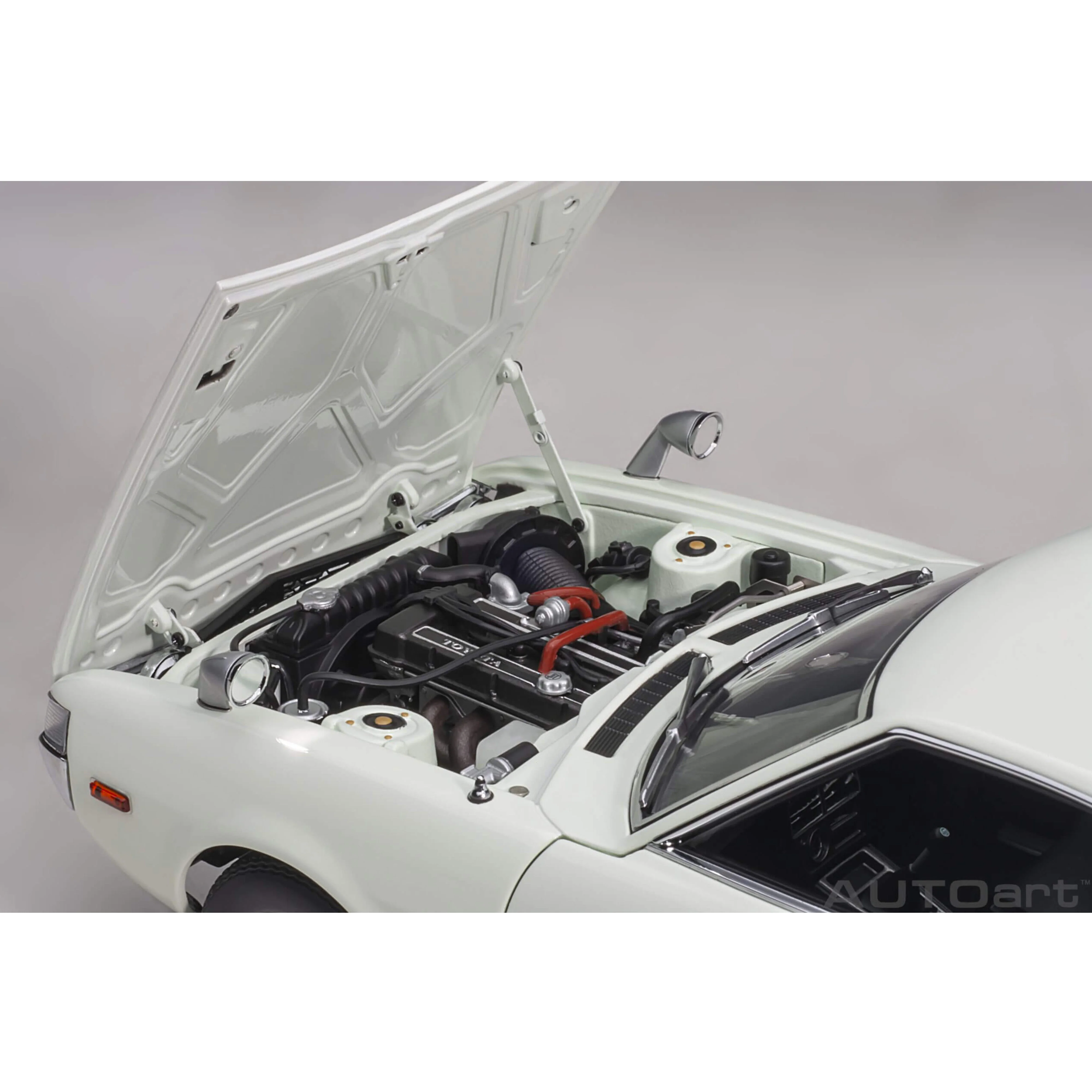 Toyota Celica Liftback 2000 GT RA25 1973 Blanc 1/18 - Image 6