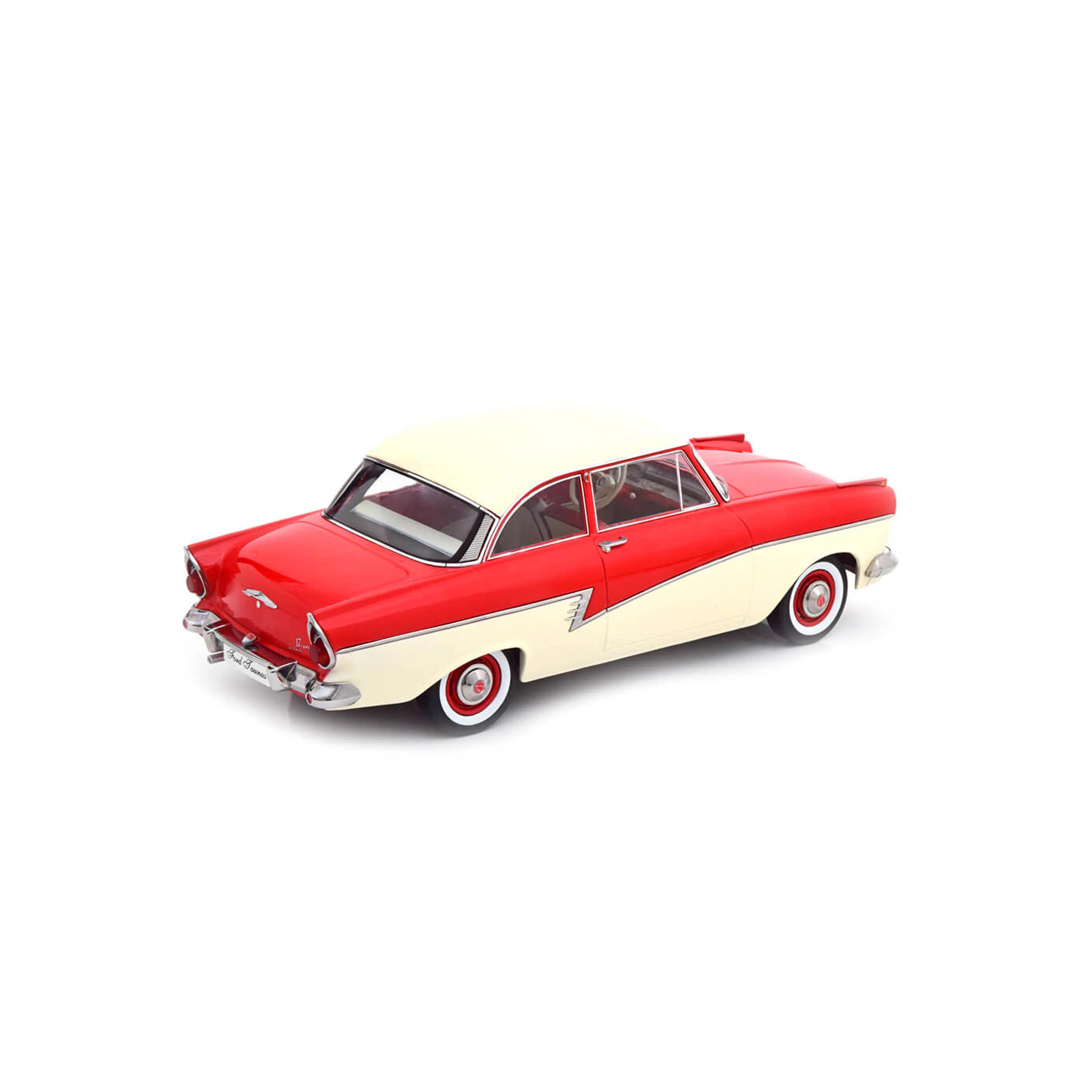 Ford Taunus 17M P2 1957 Rouge/Blanc 1/18 - Image 2