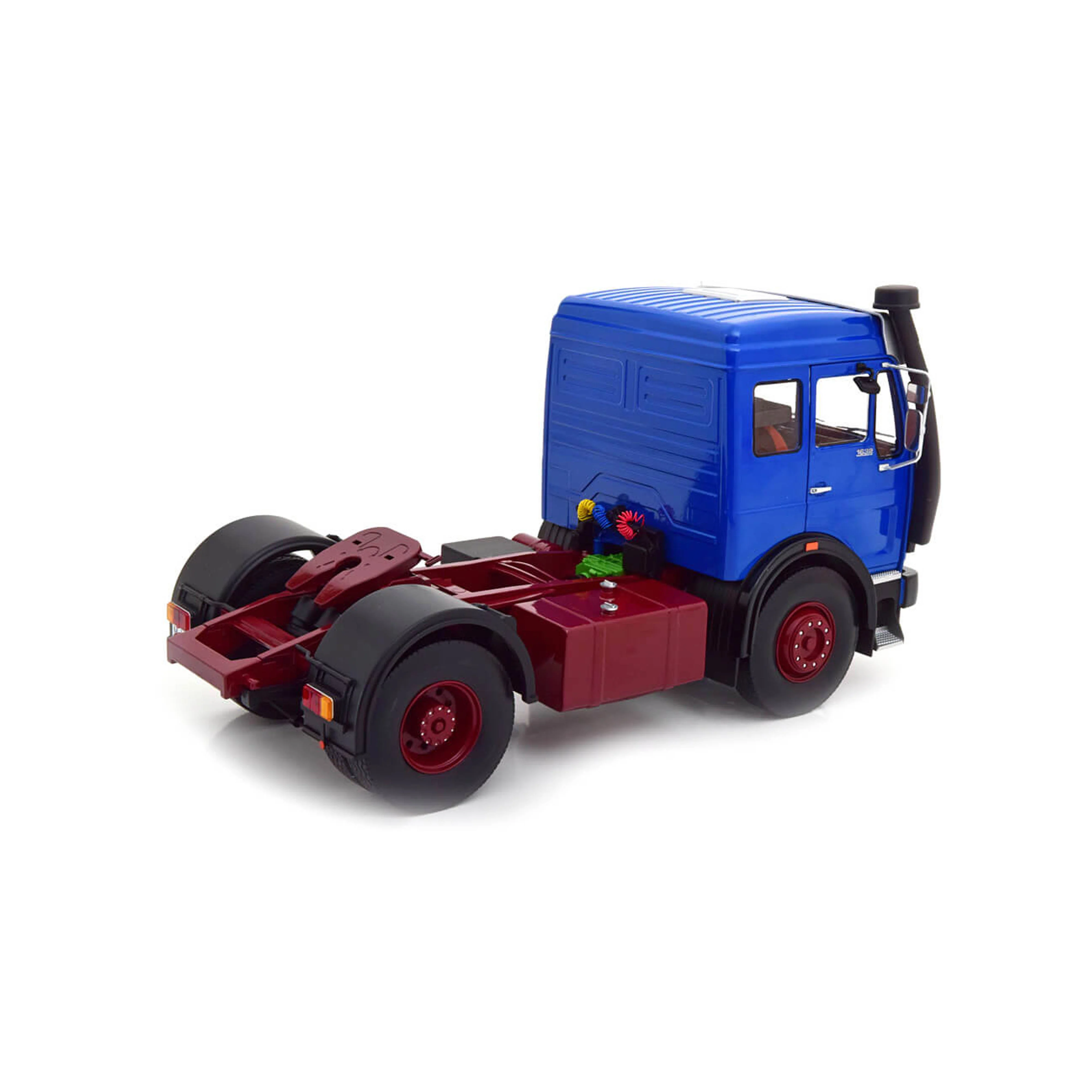 Mercedes NG 1632 1973 Bleu/Rouge foncé 1/18 - Image 2