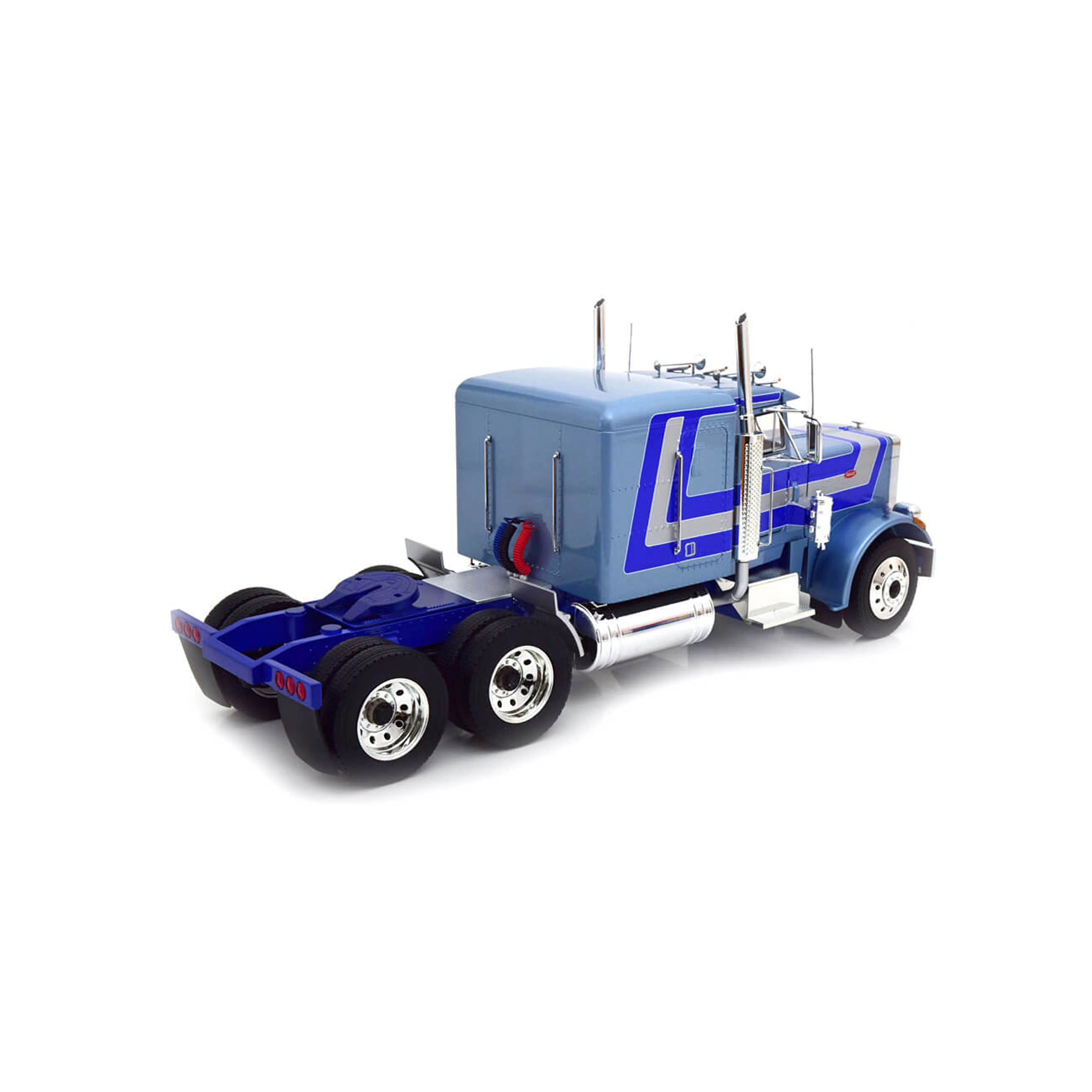 Peterbilt 359 1967 Bleu clair métallisé/Bleu/Argent 1/18 - Image 2