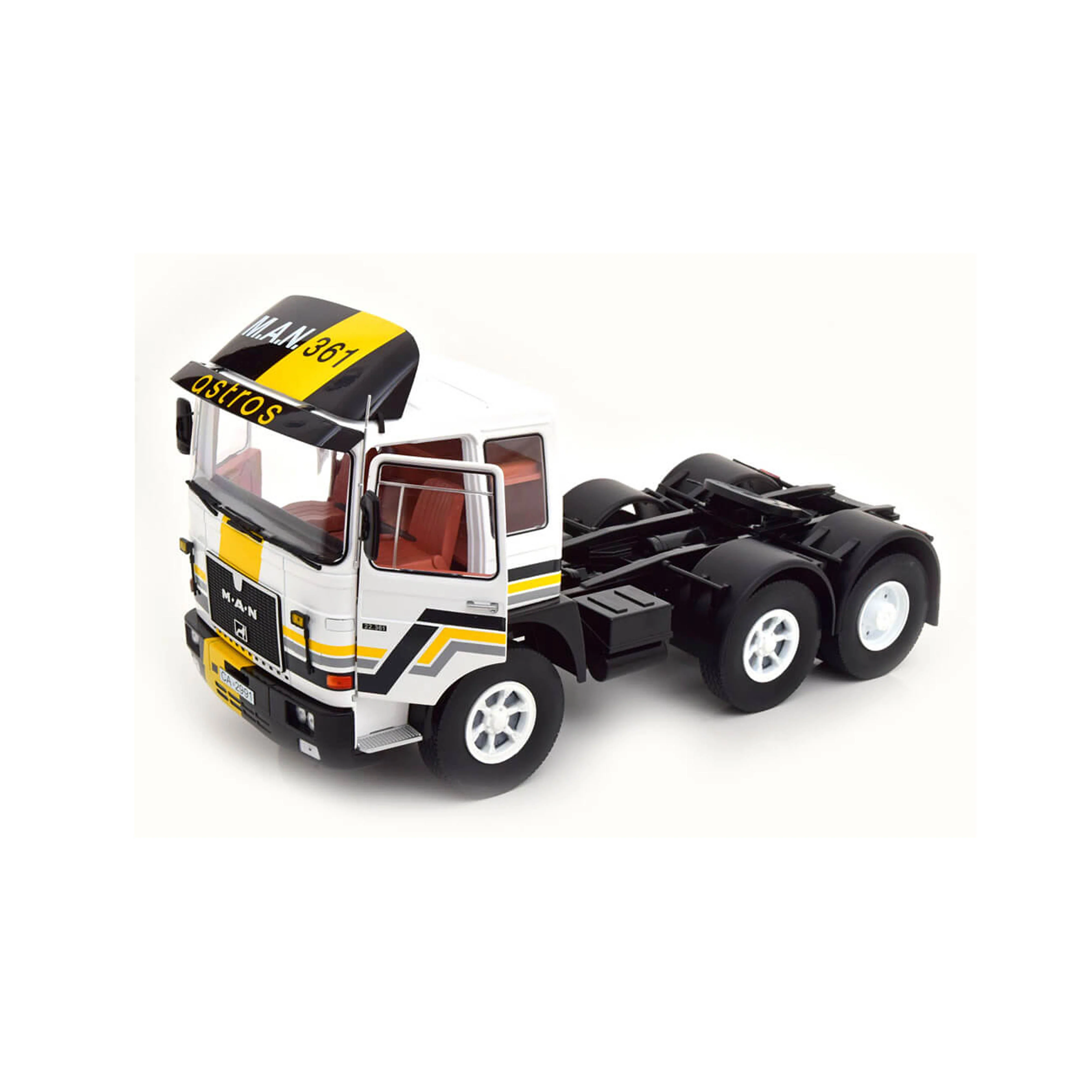M.A.N F8 22.361 1978 Blanc/Jaune/Gris/Noir 1/18 - Image 3