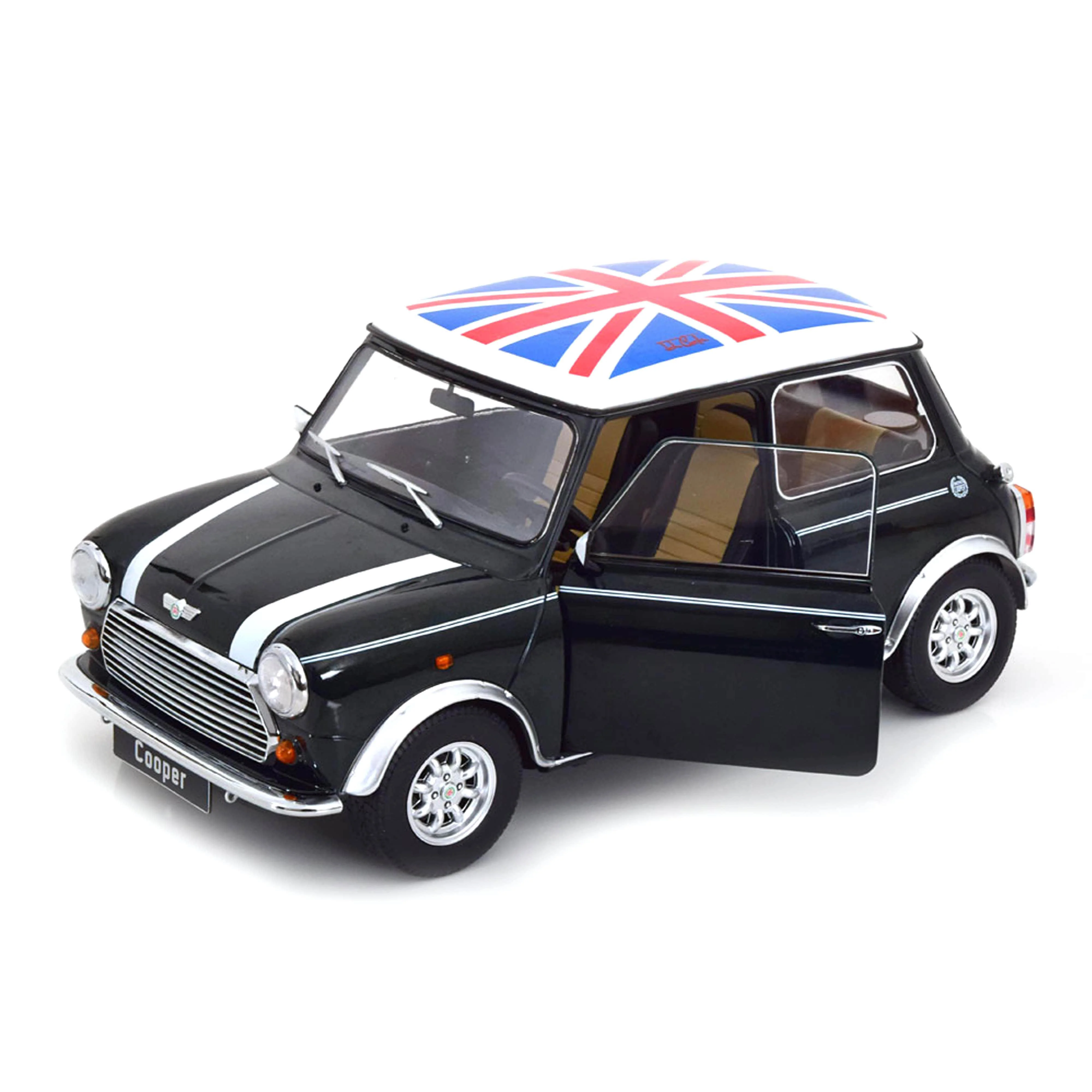 Mini Cooper LHD Union Jack Flag Vert foncé/Blanc 1/12 - Image 3