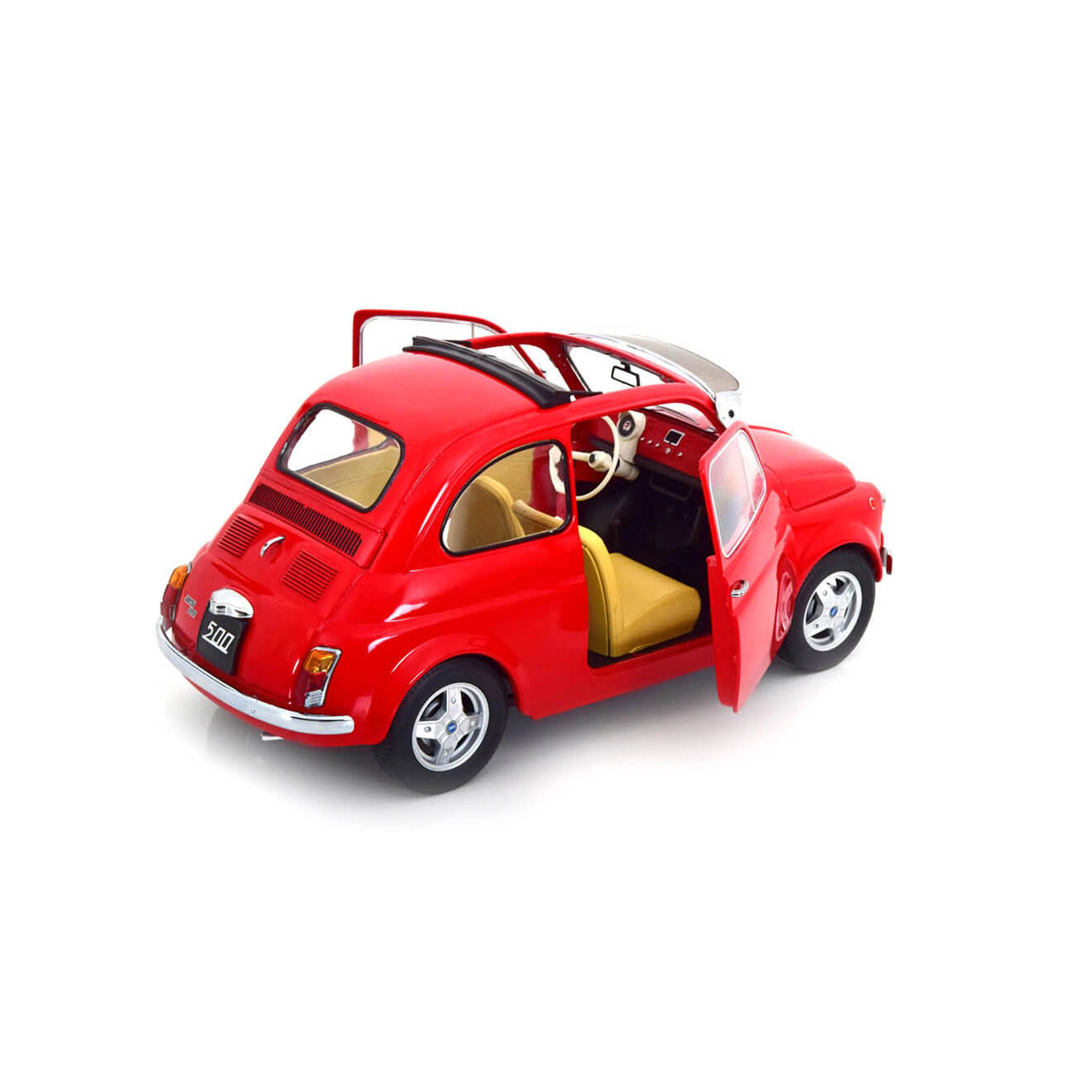 Fiat 500 F Custom 1968 Rouge 1/12 - Image 3