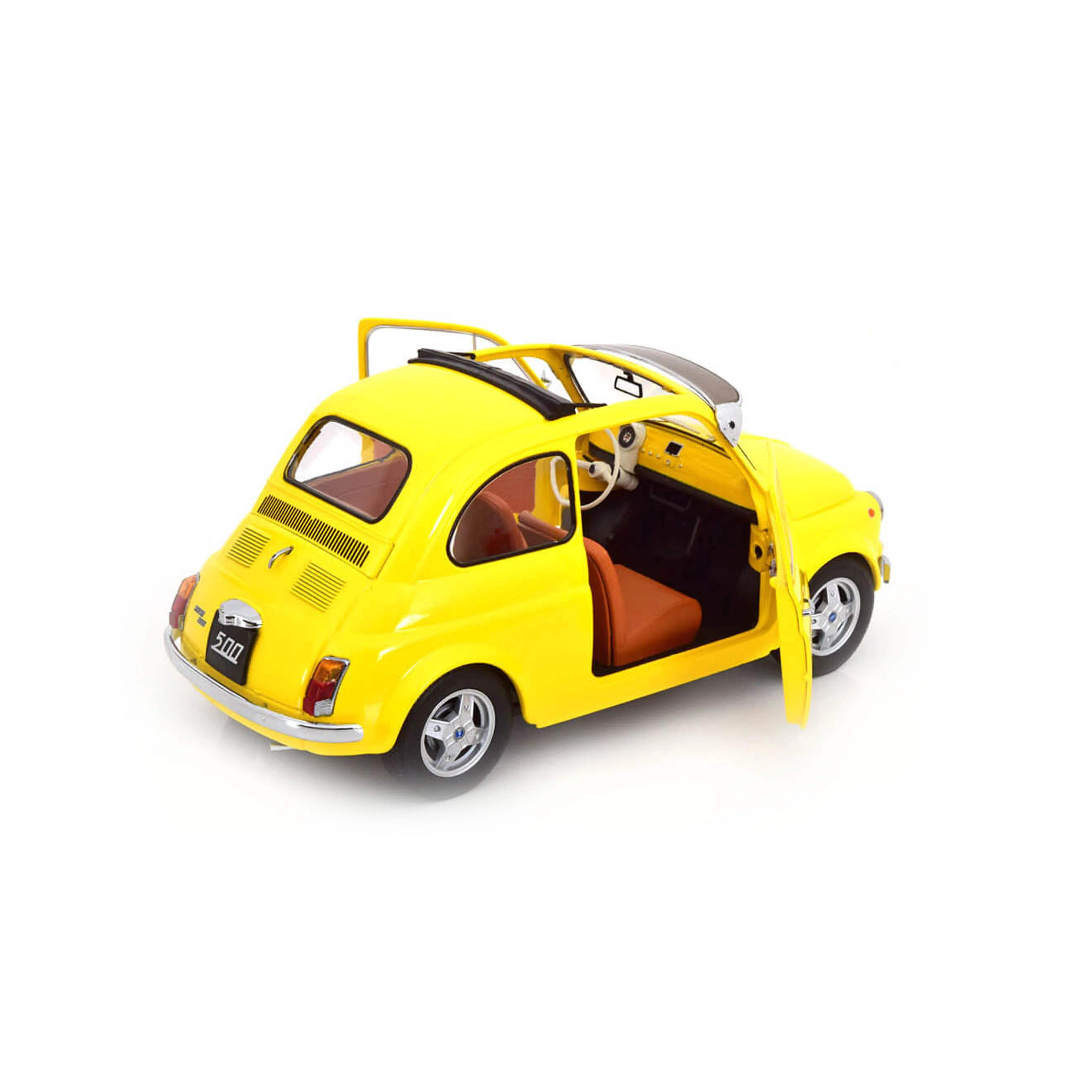 Fiat 500 F Custom 1968 Jaune 1/12 - Image 3