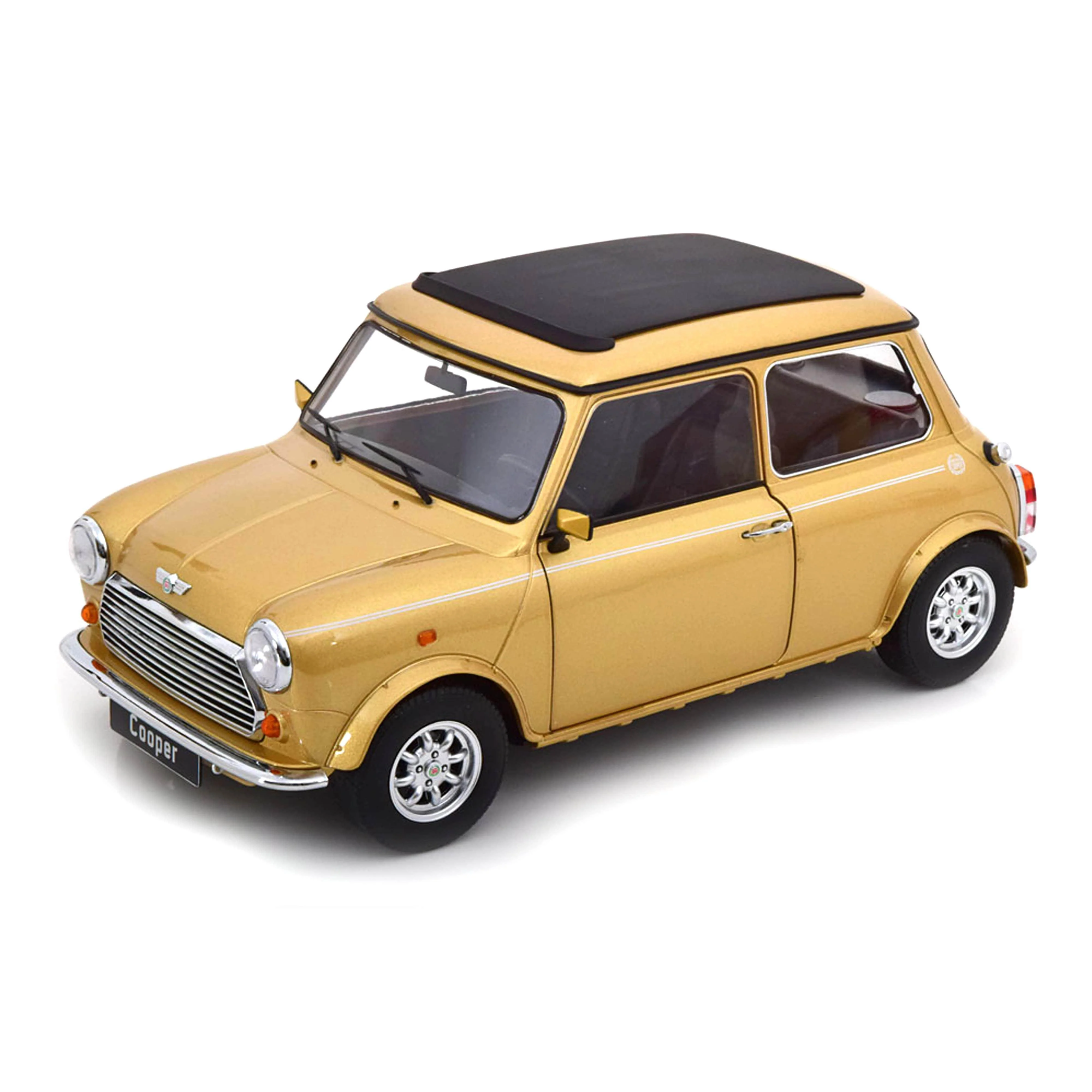 Mini Cooper Toit Ouvrant LHD Or Métallique 1/12