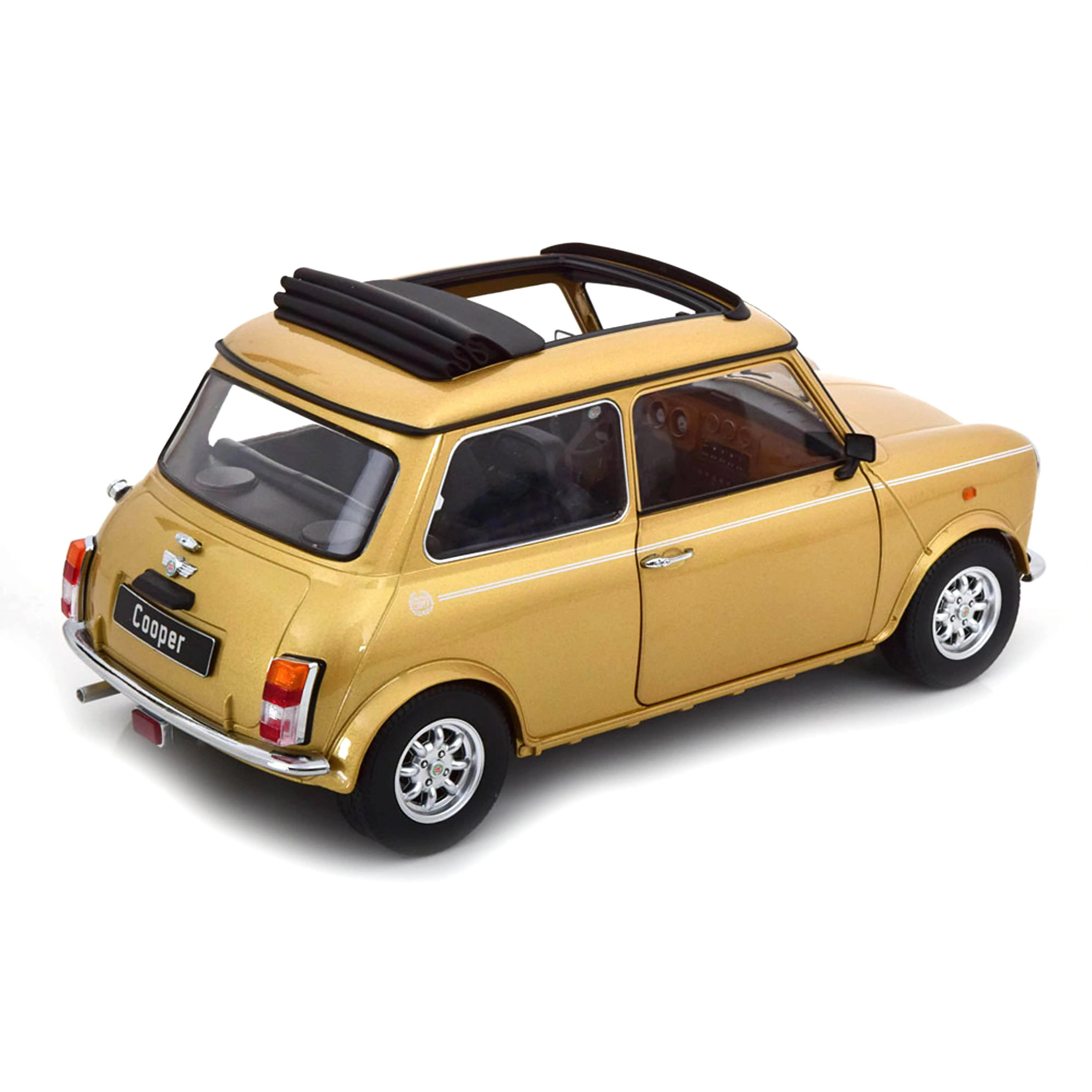 Mini Cooper Toit Ouvrant LHD Or Métallique 1/12 - Image 2