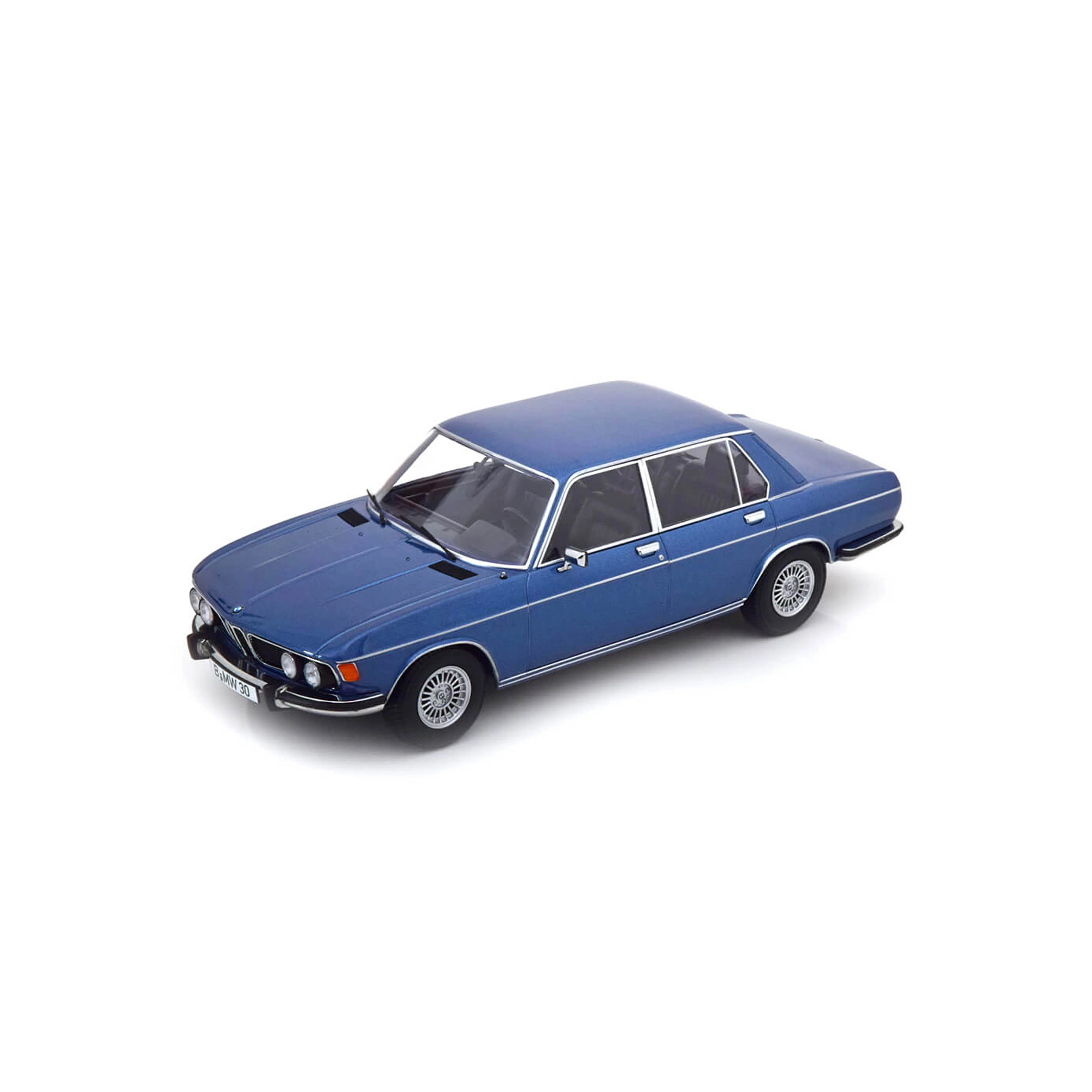 BMW 3.0S E3 2.Series 1971 Bleu métallisé 1/18