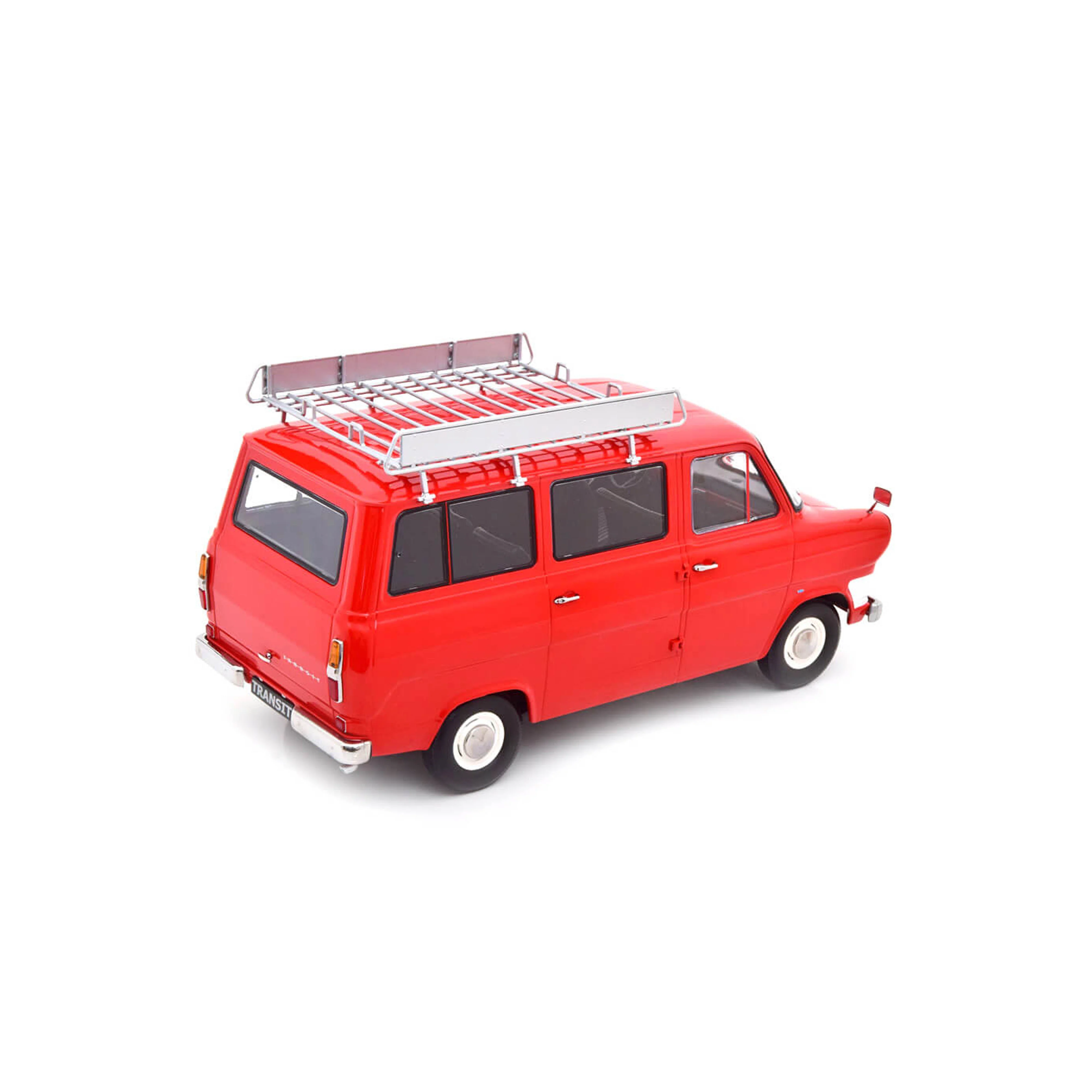 Ford Transit Bus 1965-1970 avec galerie de toit rouge 1/18 - Image 2