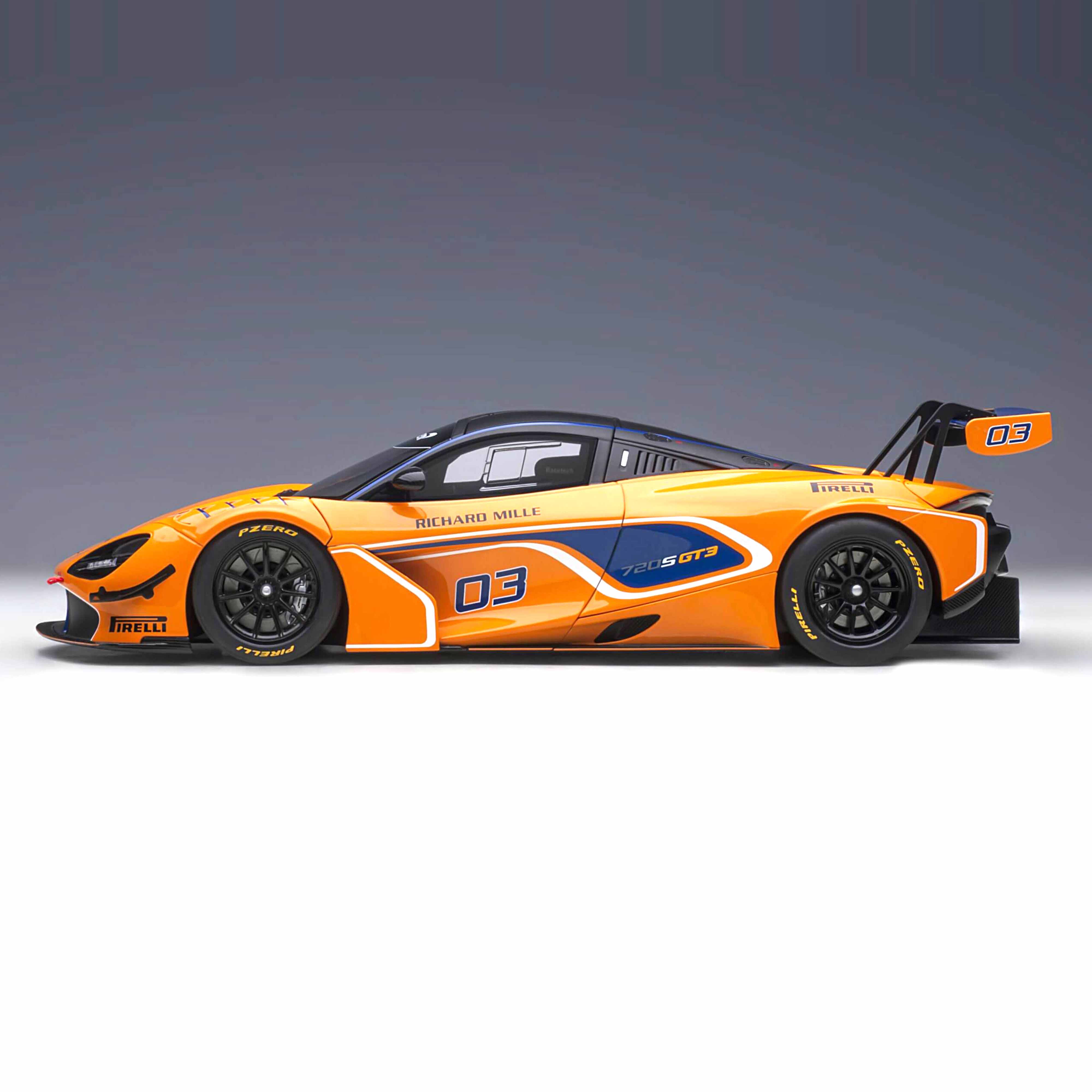 McLaren 720S GT3 2019 N°3 Orange 1/18 - Image 3