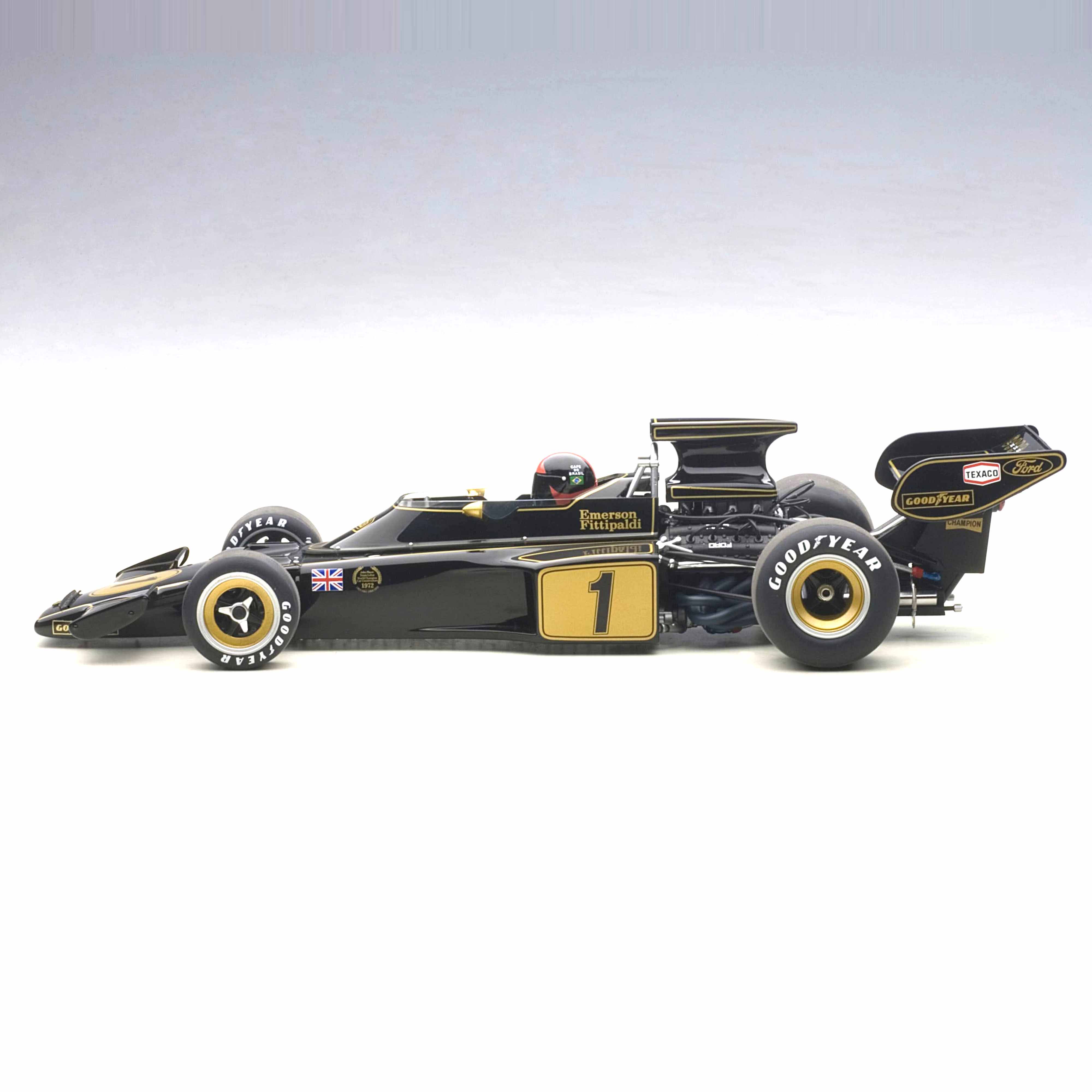 Lotus 72E 1973 Fittipaldi N°1 (avec figurine pilote) 1/18 - Image 3
