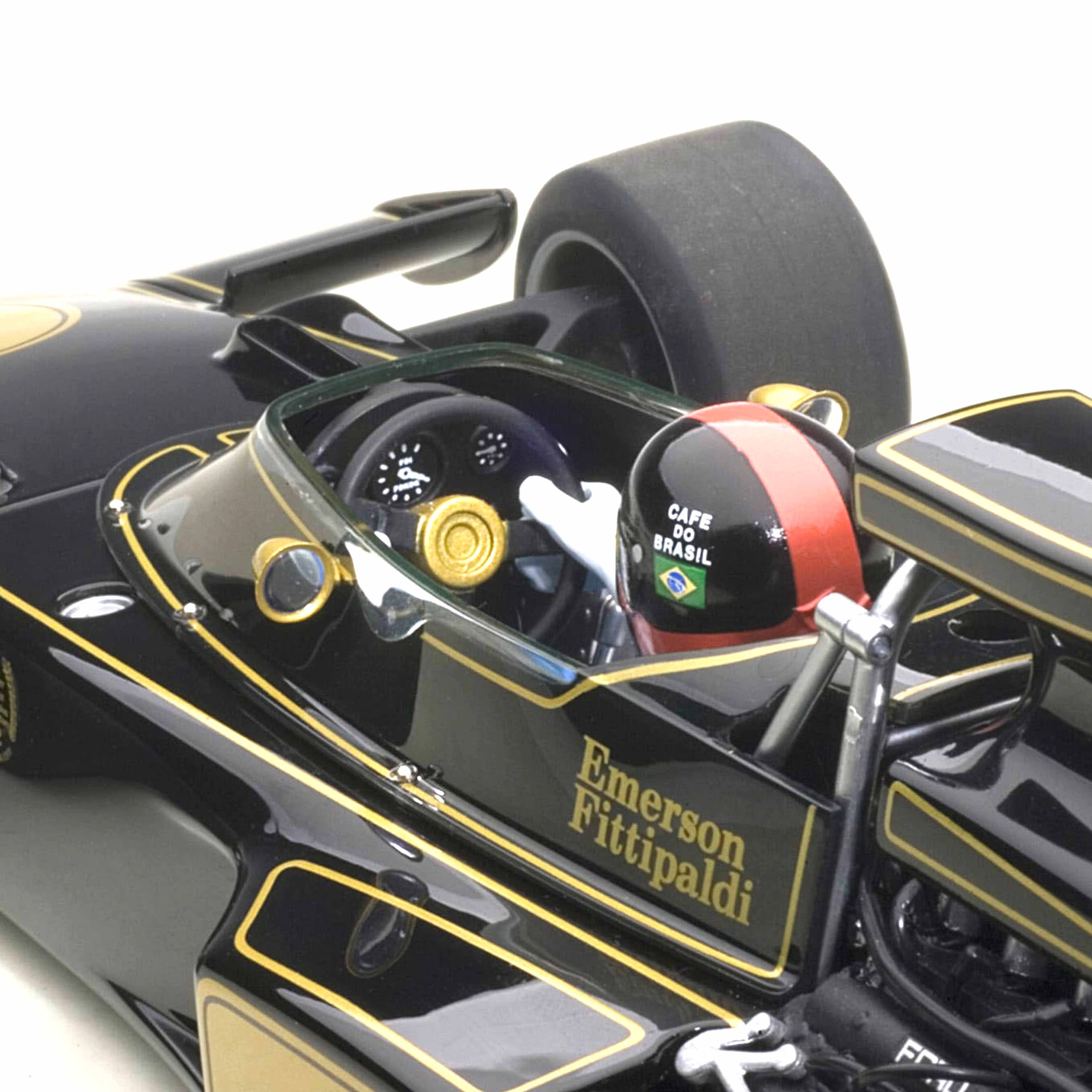 Lotus 72E 1973 Fittipaldi N°1 (avec figurine pilote) 1/18 - Image 5