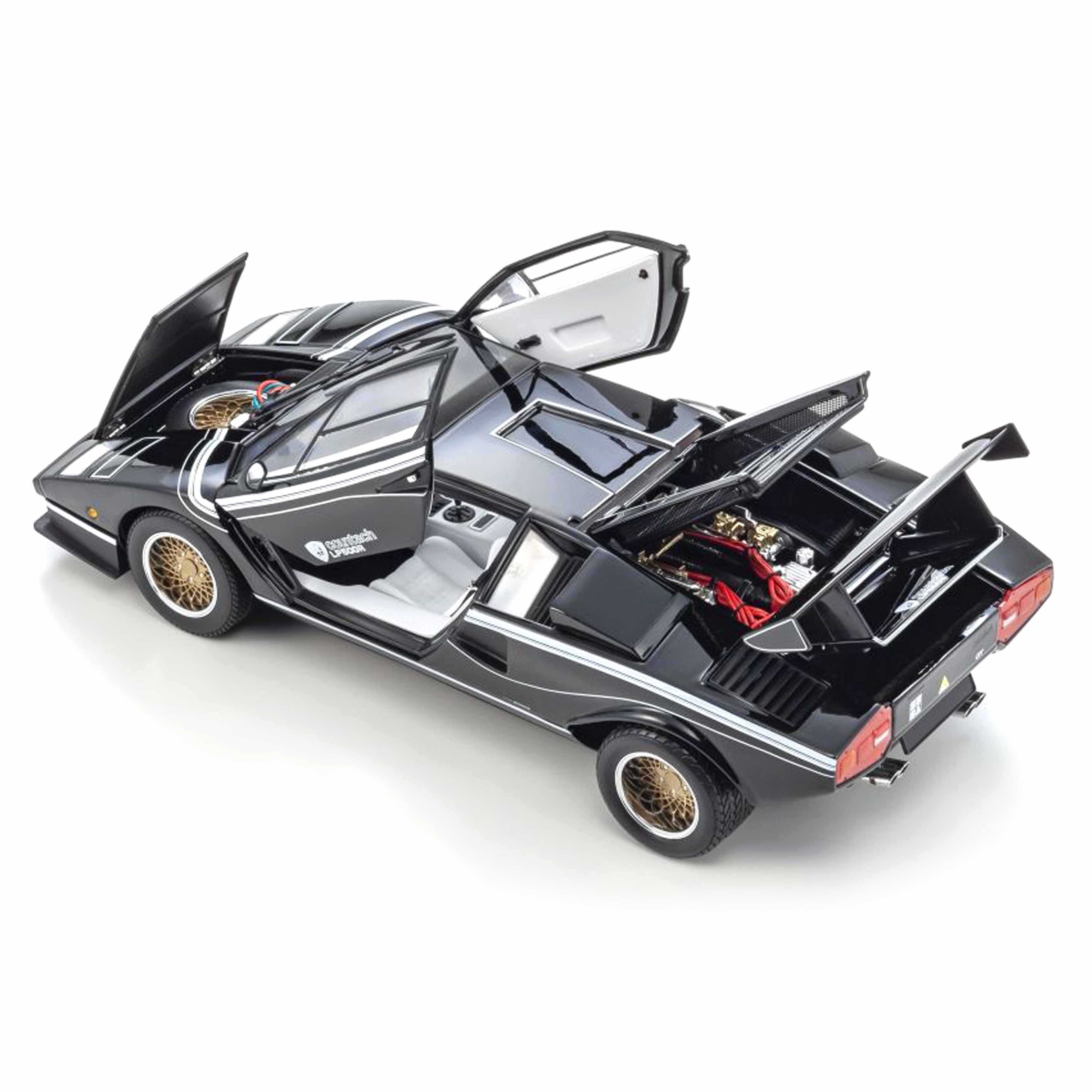 Lamborghini Countach LP5000 Noir/Blanc 1/18 - Image 3
