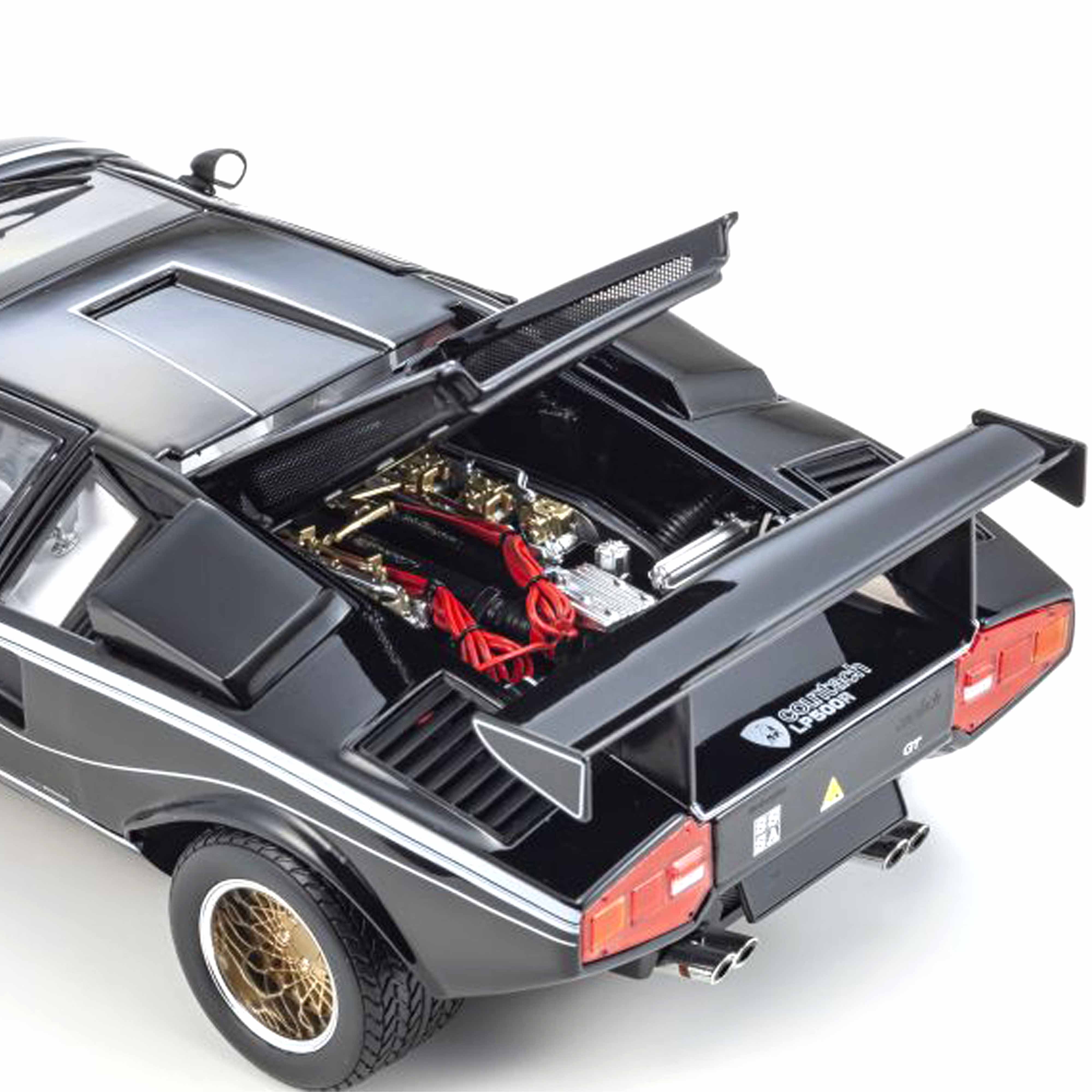 Lamborghini Countach LP5000 Noir/Blanc 1/18 - Image 4