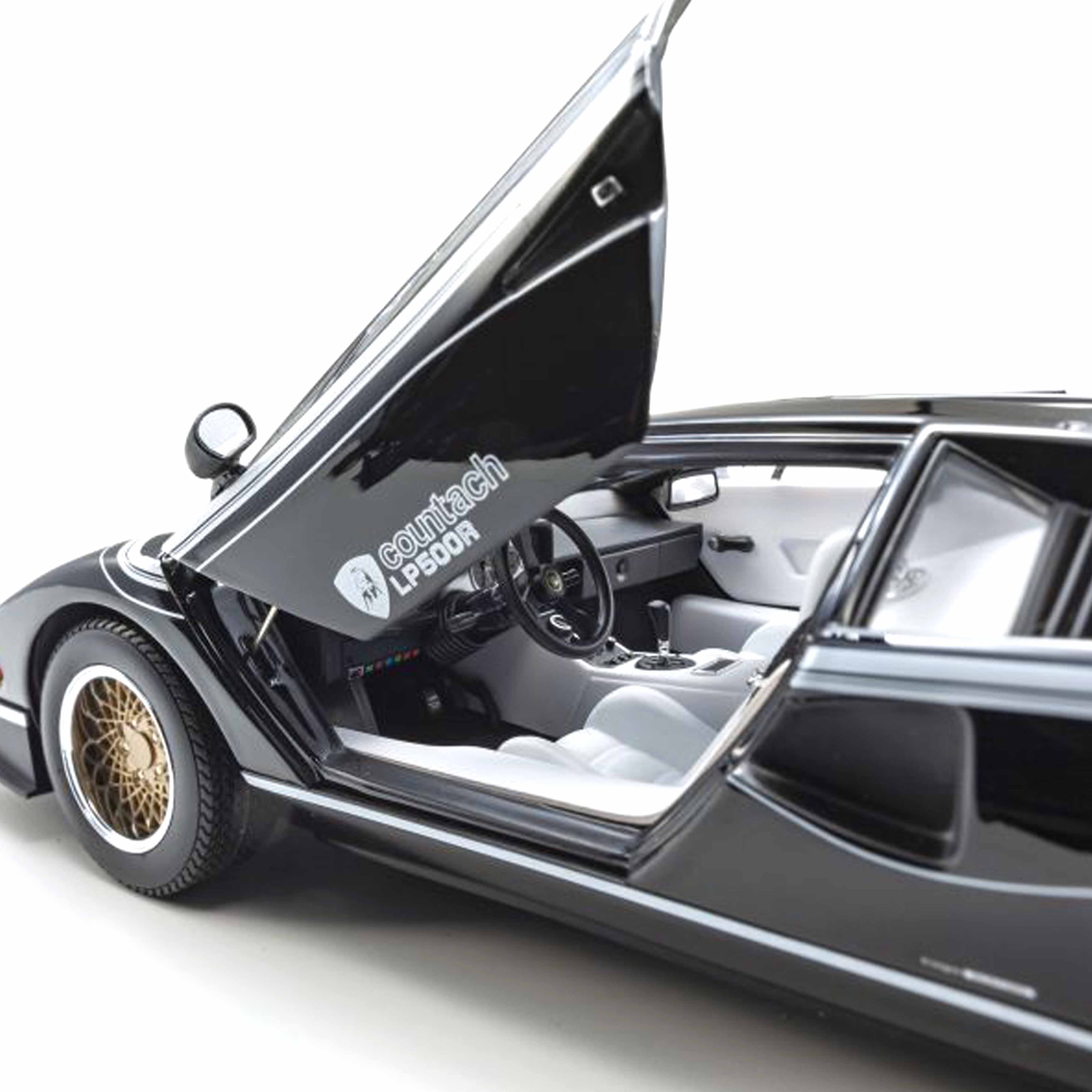 Lamborghini Countach LP5000 Noir/Blanc 1/18 - Image 6