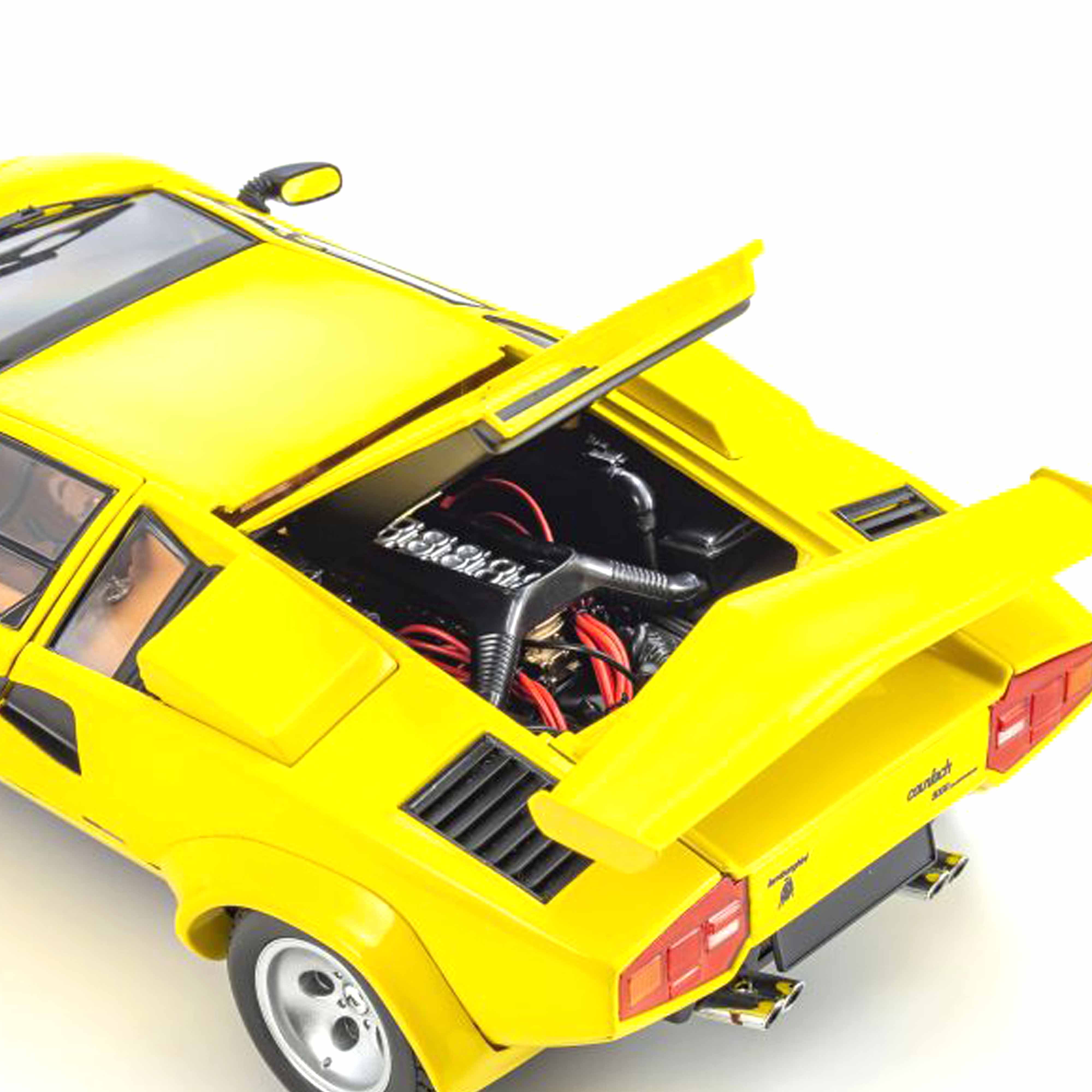 Lamborghini Countach LP5000 Quattrovalvole Jaune 1/18 - Image 4