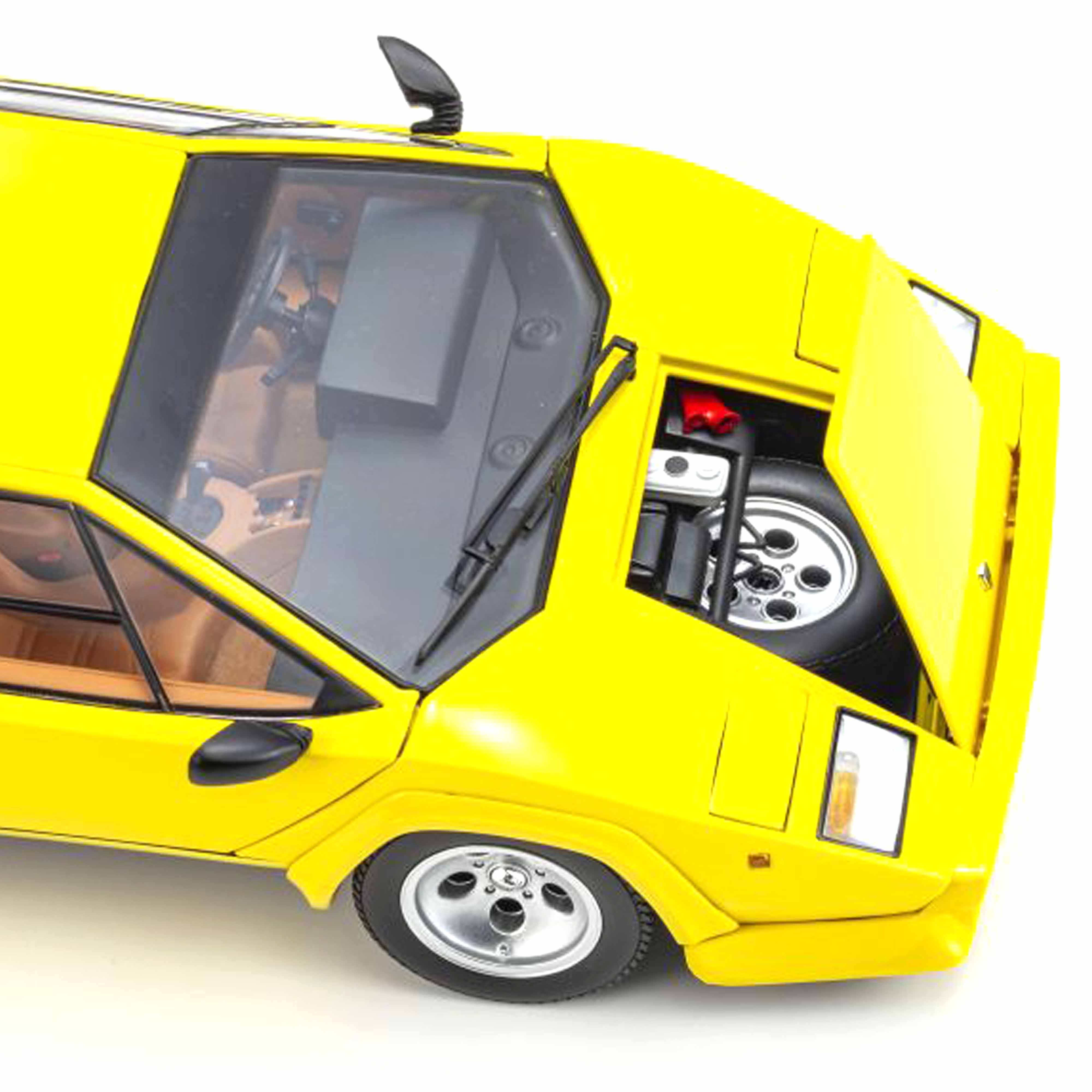 Lamborghini Countach LP5000 Quattrovalvole Jaune 1/18 - Image 5