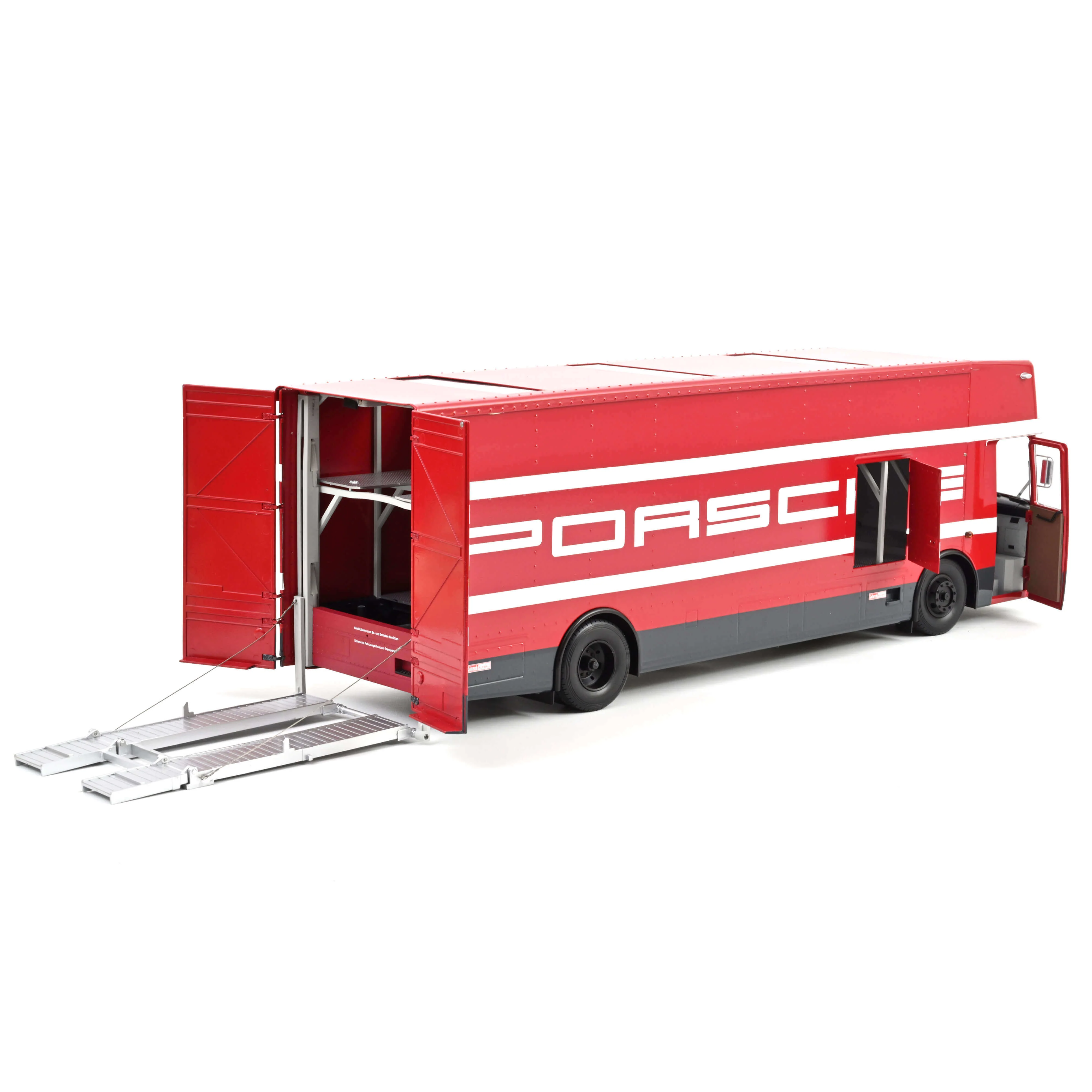 Mercedes O317 Porsche Transporteur de course 1/18 - Image 3
