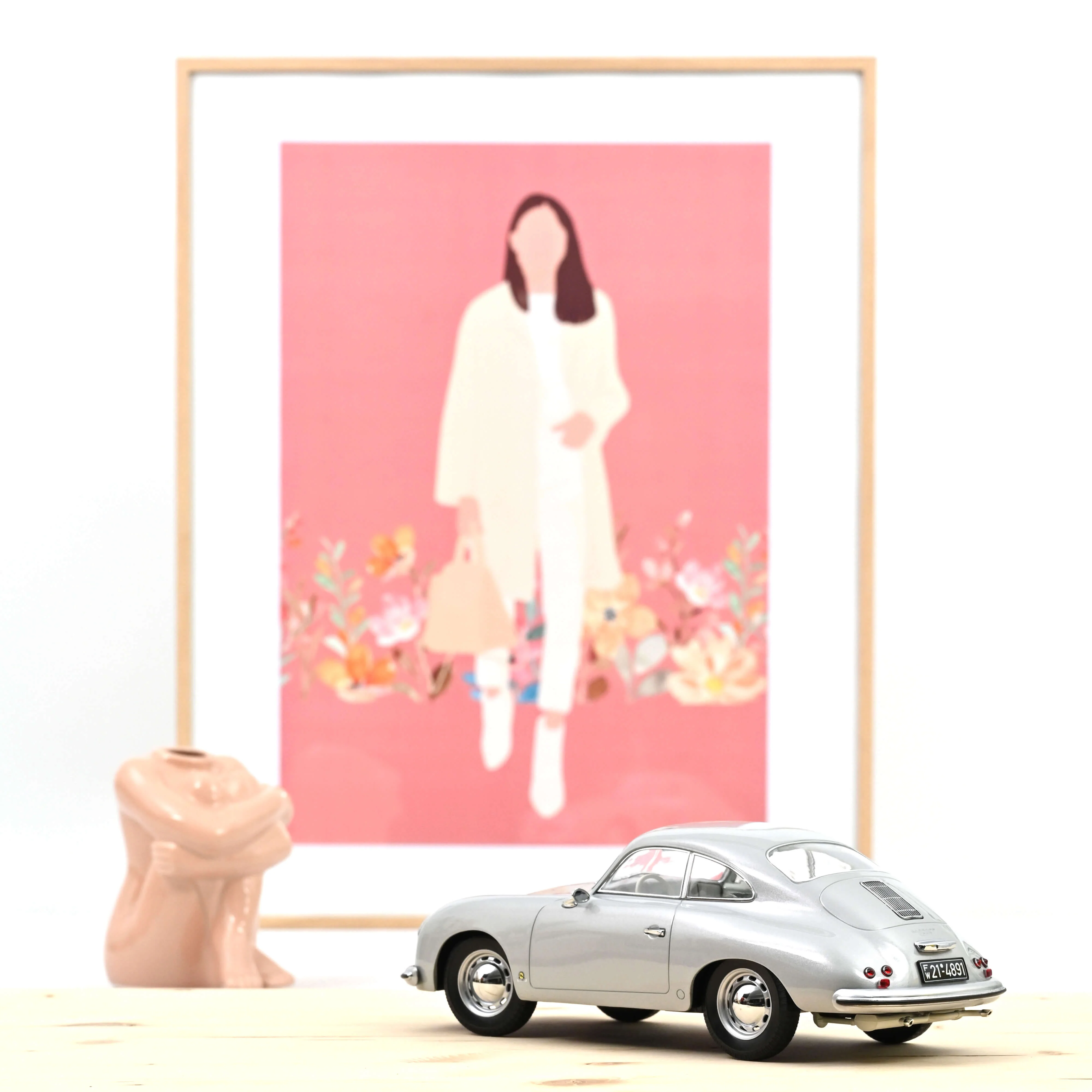 Porsche 356 Coupé 1952 Argent 1/18 - 400pcs - Image 2