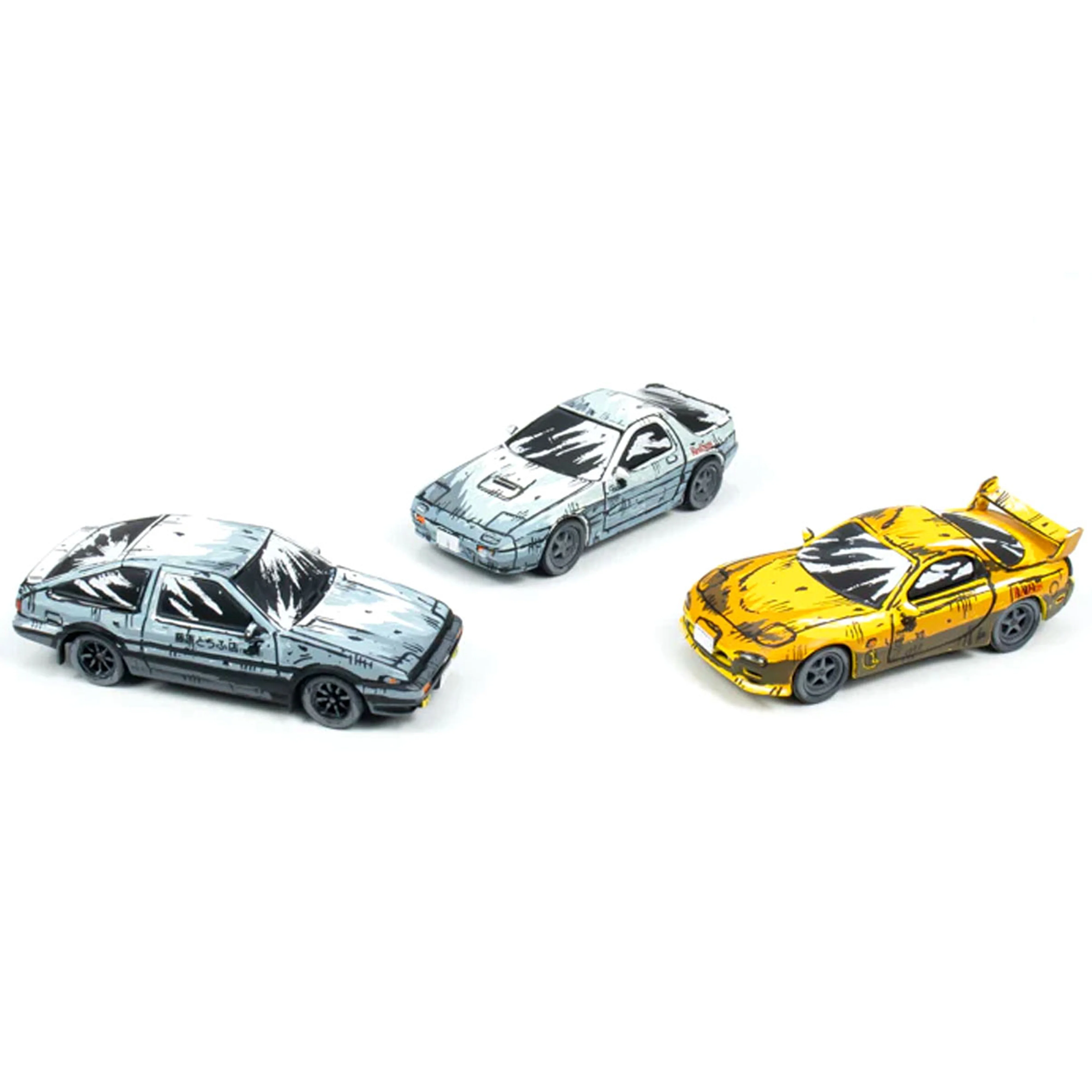 Initial D Comic Edition 3 voitures 1/64 - Image 16