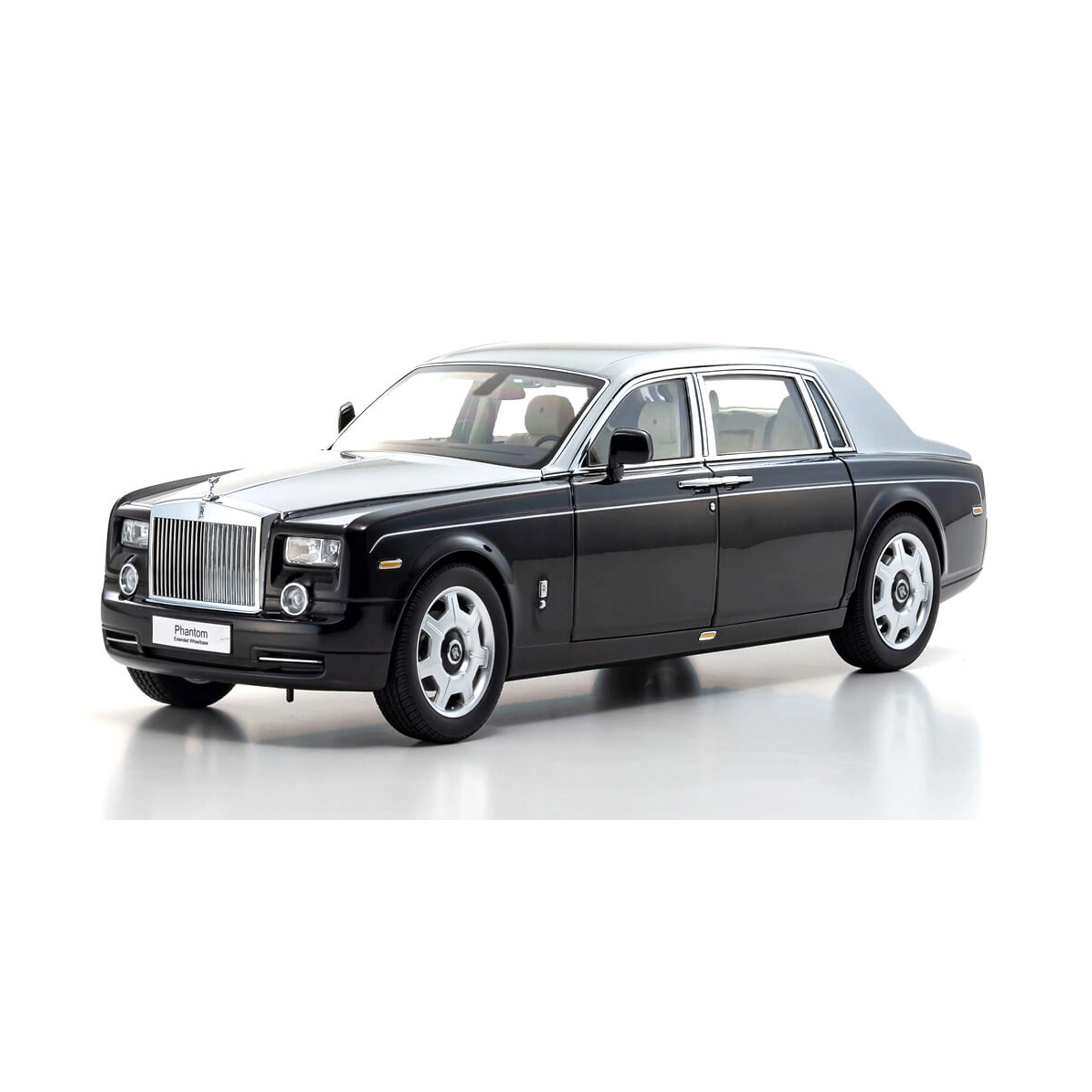 Rolls-Royce Phantom EWB Noir/Argent 1/18