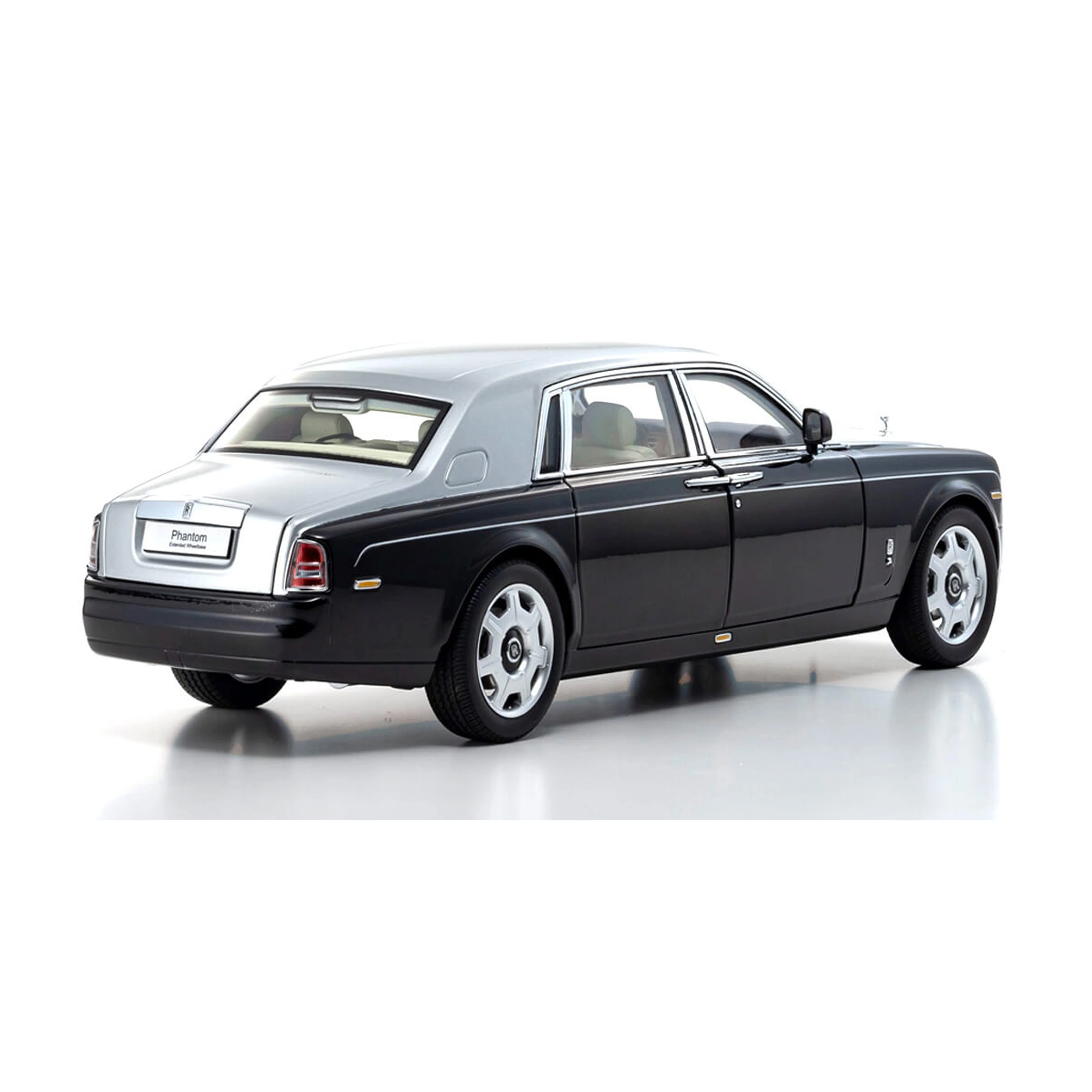 Rolls-Royce Phantom EWB Noir/Argent 1/18 - Image 2