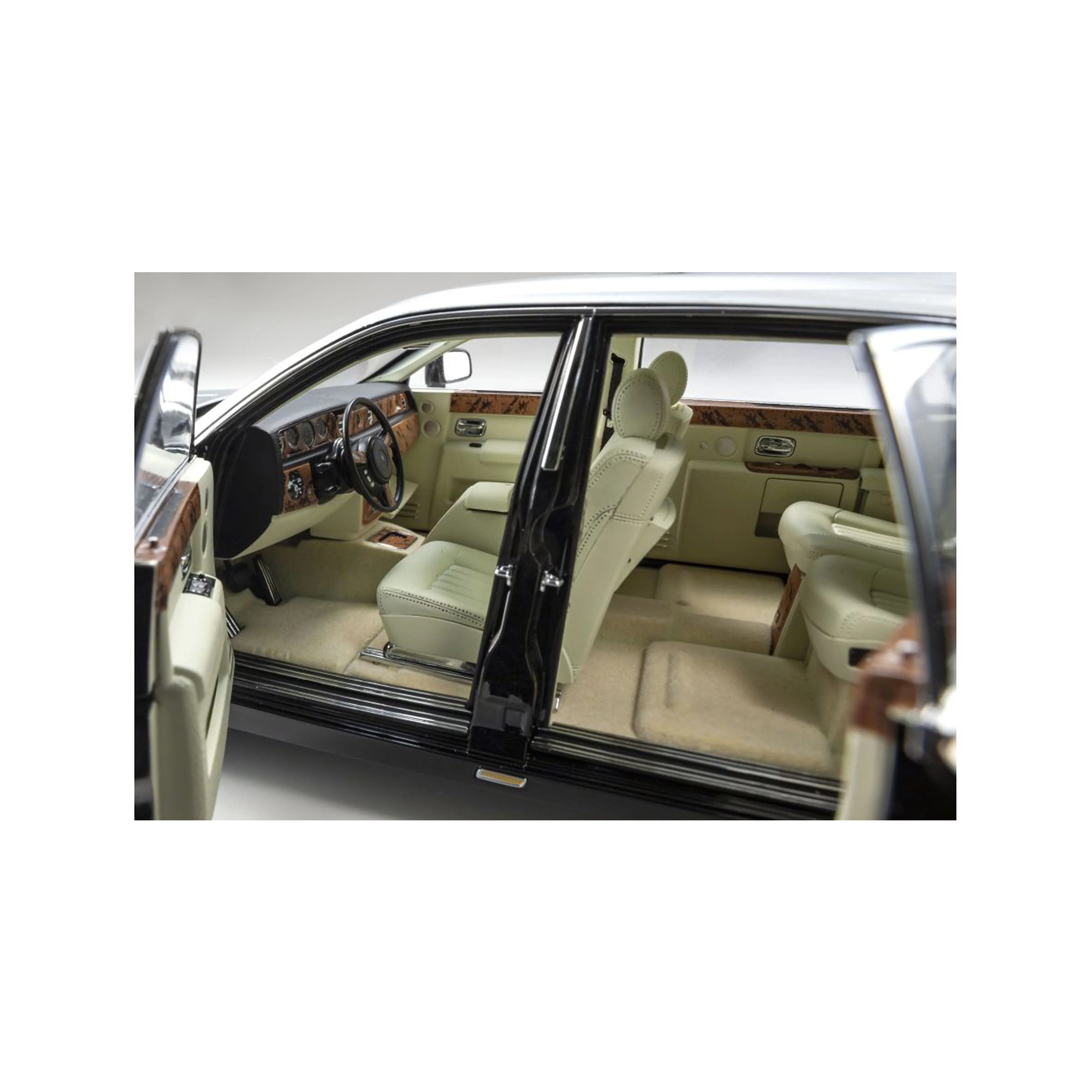 Rolls-Royce Phantom EWB Noir/Argent 1/18 - Image 4