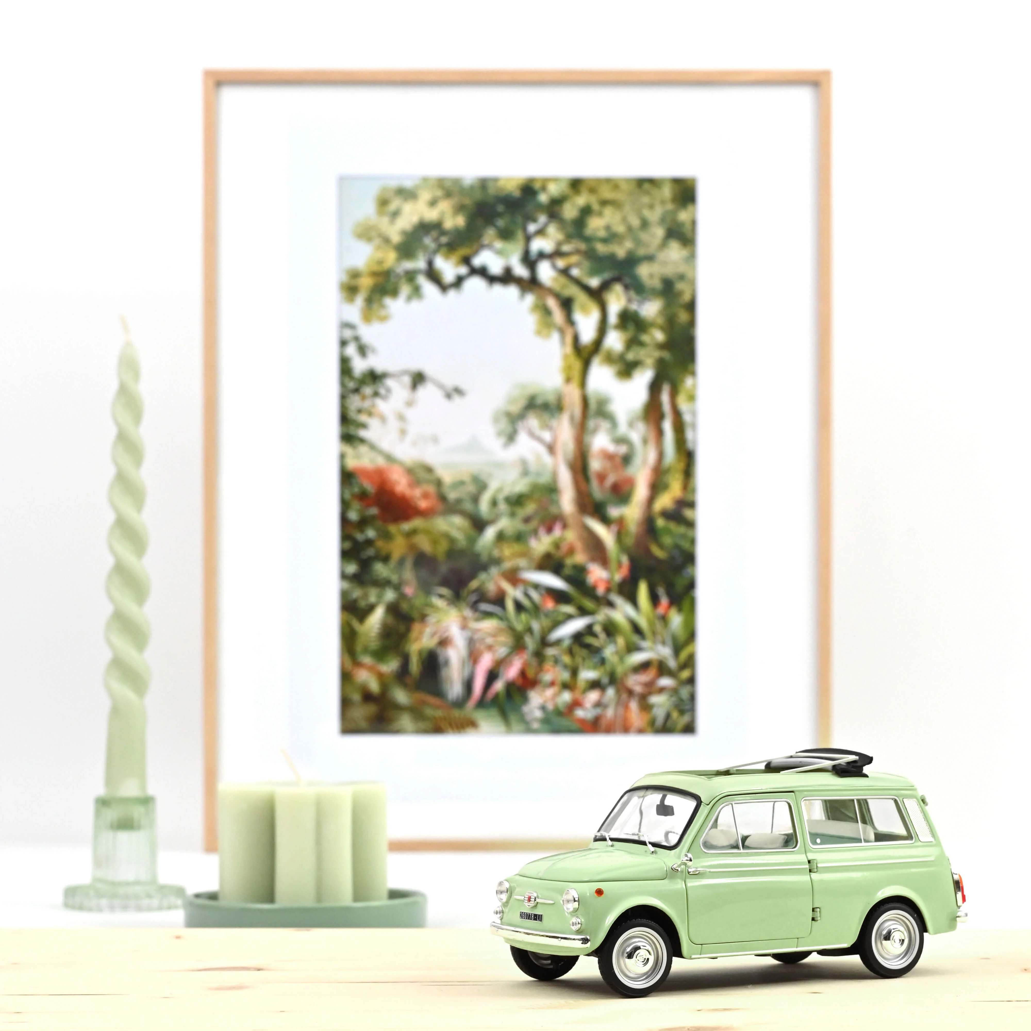 Fiat 500 Giardiniera 1963 Vert Oasis 1/18 - 200pcs