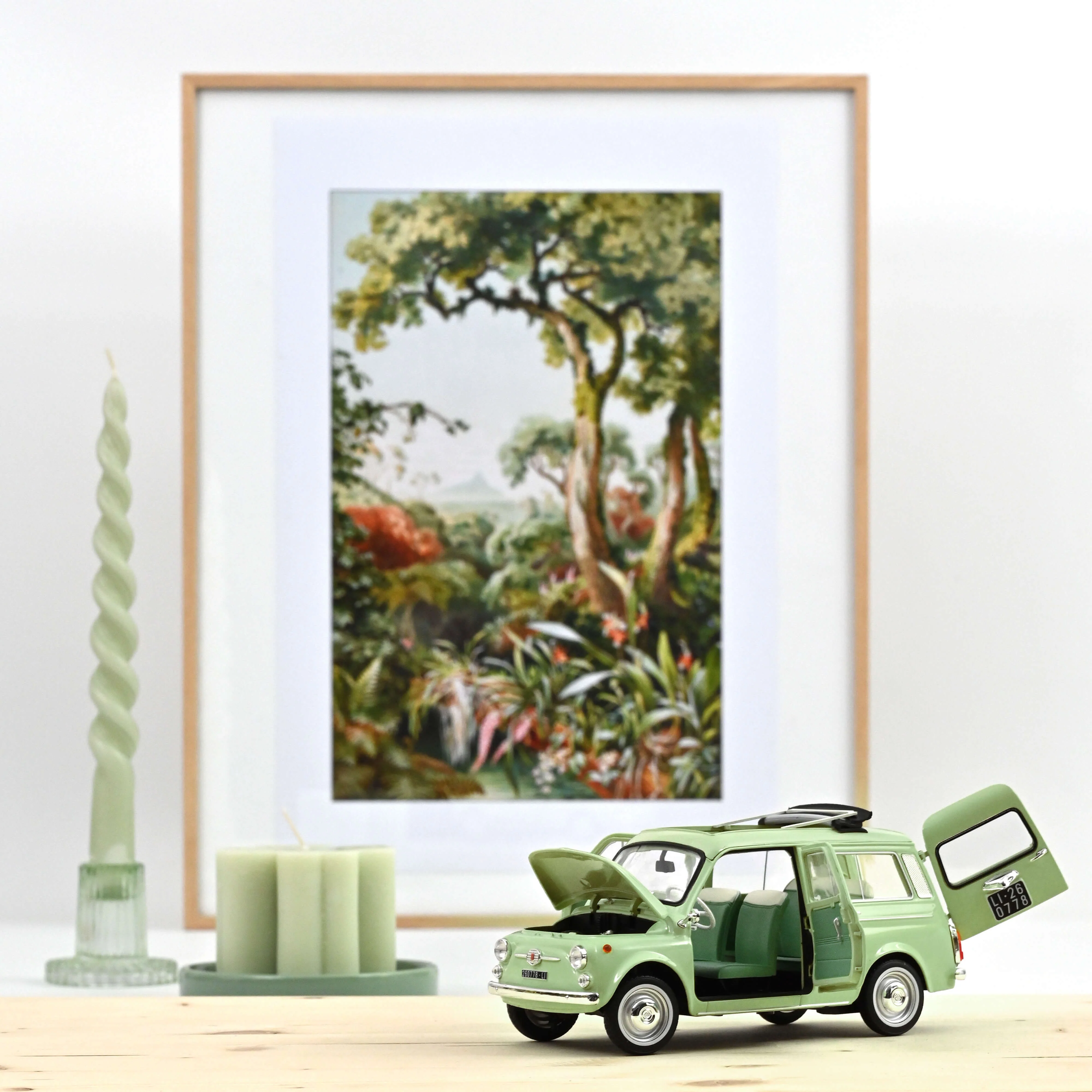 Fiat 500 Giardiniera 1963 Vert Oasis 1/18 - 200pcs - Image 2