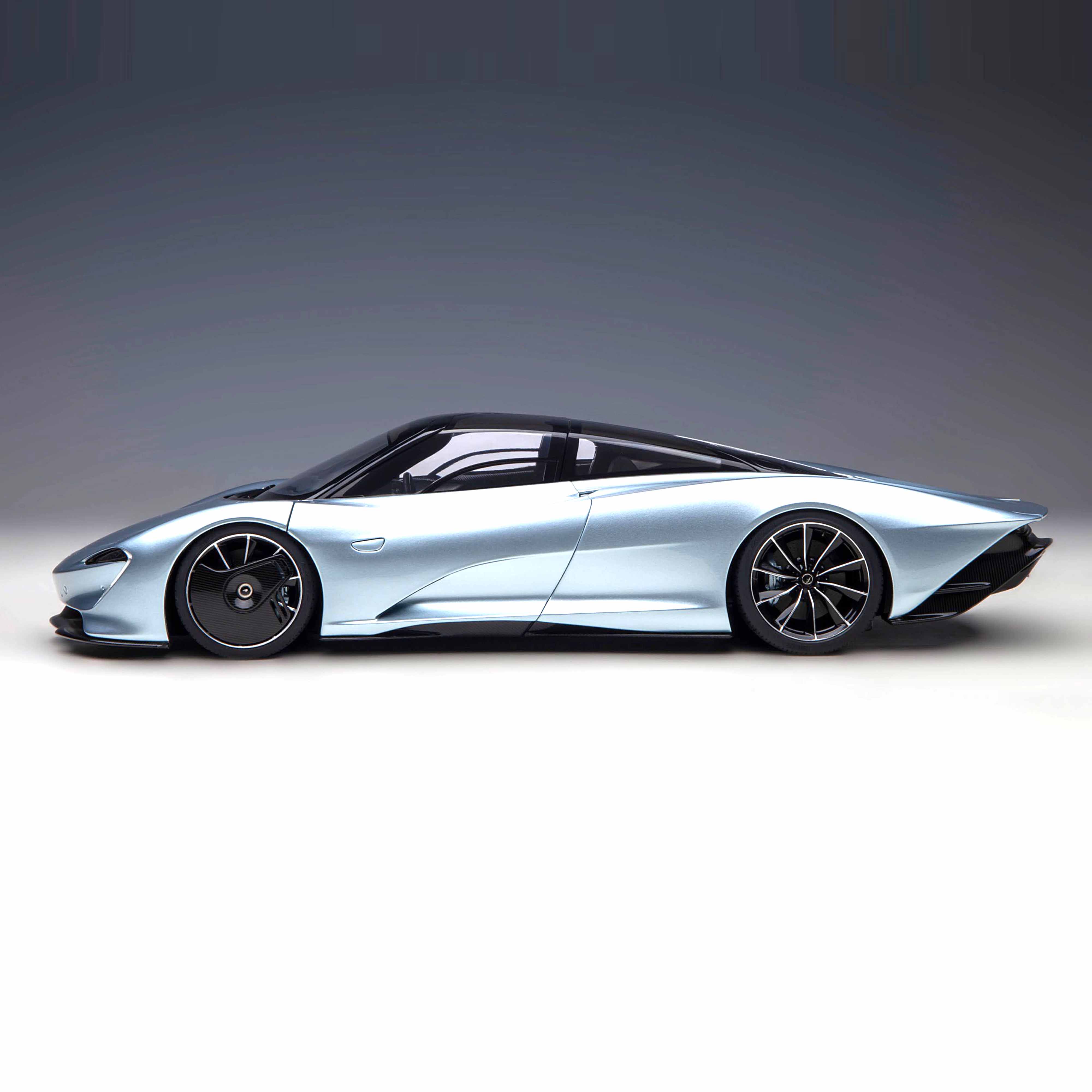 McLaren Speedtail 2020 Bleu Glacé 1/18 - Image 3