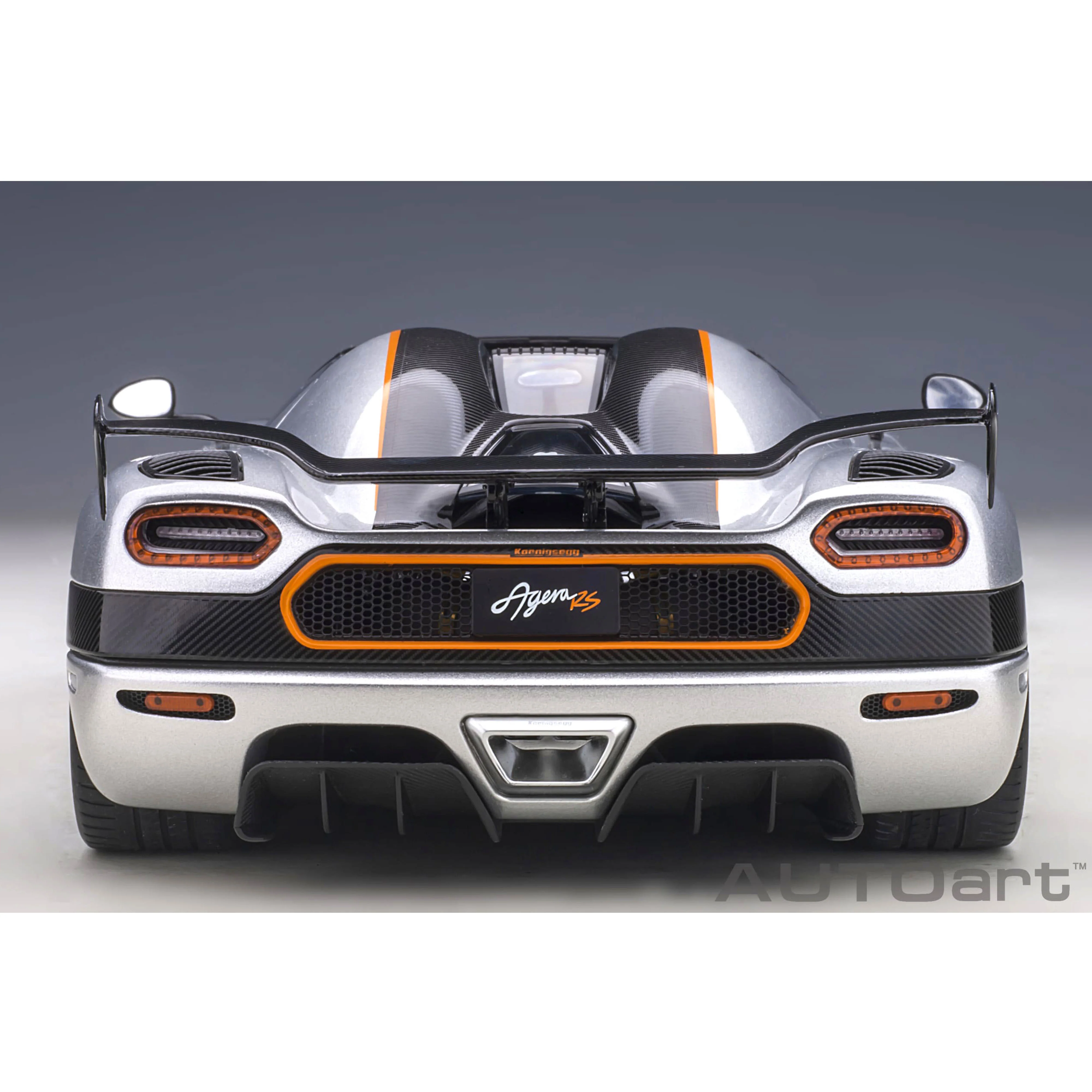 Koeinigsegg Agera RS Lune Argentée /Carbone 1/18 - Image 7