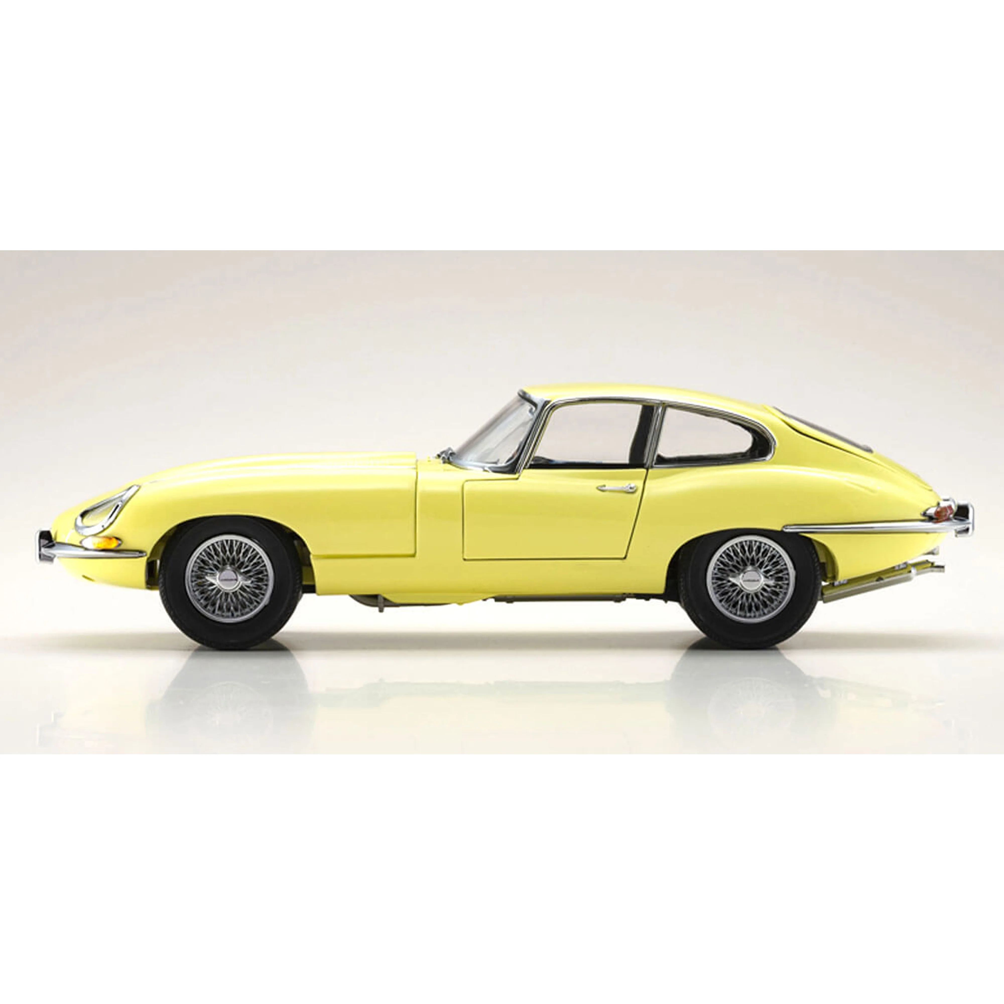 Jaguar E-Type Jaune Clair 1/18 - Image 3